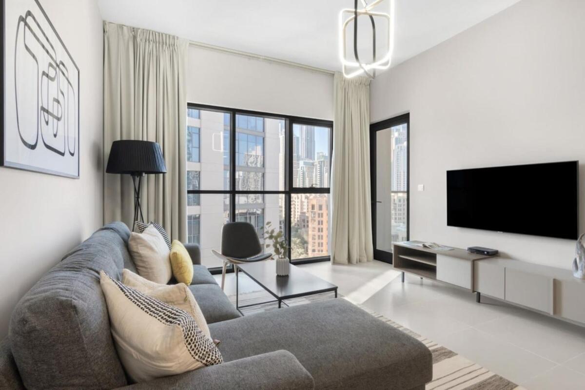 Silkhaus Design 1bdr With Burj Khalifa View In New Tower Apartamento *