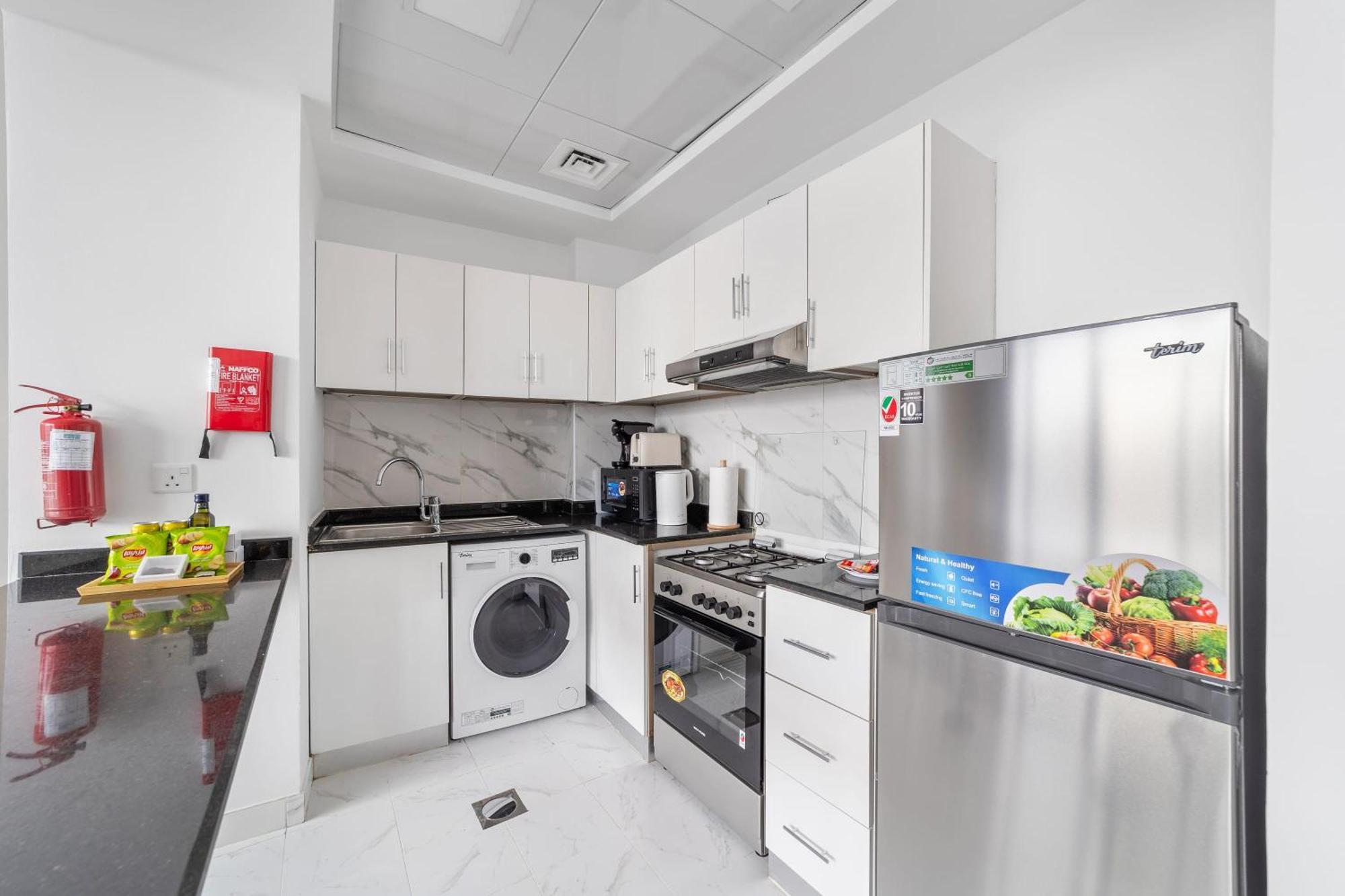 Appartement Silkhaus Chic Near Silicon Oasis Shopping Mall