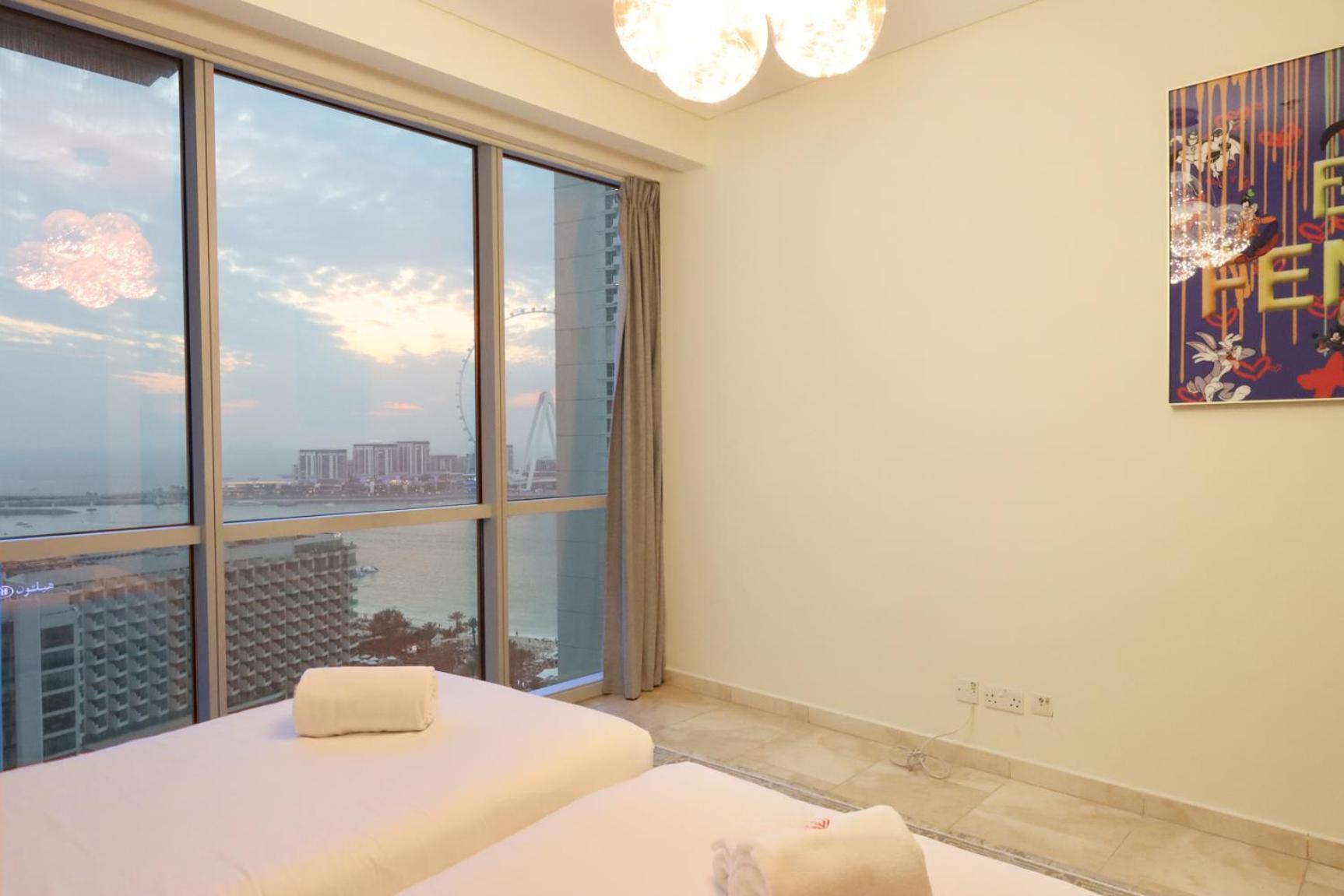 Heart Of Jbr - Al Fattan Marine Tower 3 Bedroom En-suite Maid With Sea View Apartament *
