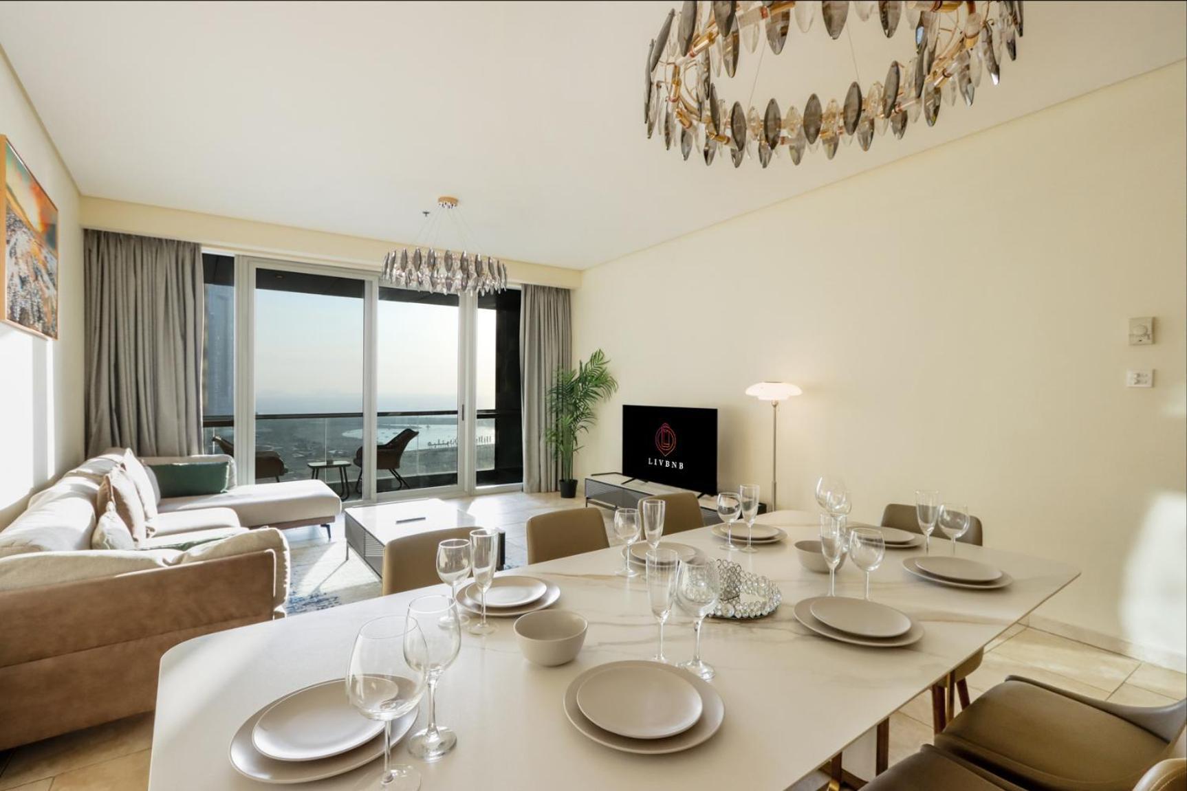 Apartament Heart Of Jbr - Al Fattan Marine Tower 3 Bedroom En-suite Maid With Sea View
