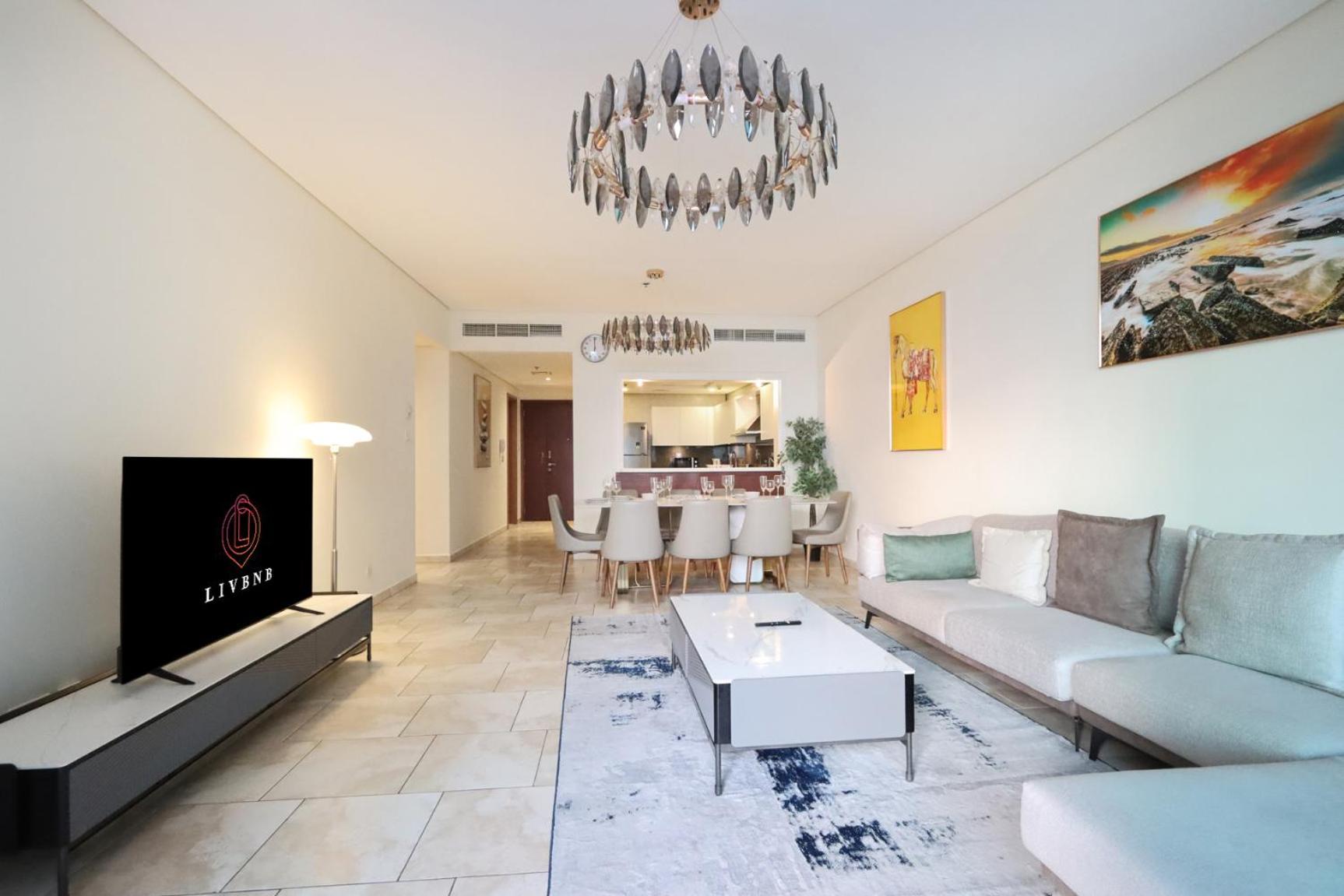 Apartament Heart Of Jbr - Al Fattan Marine Tower 3 Bedroom En-suite Maid With Sea View *