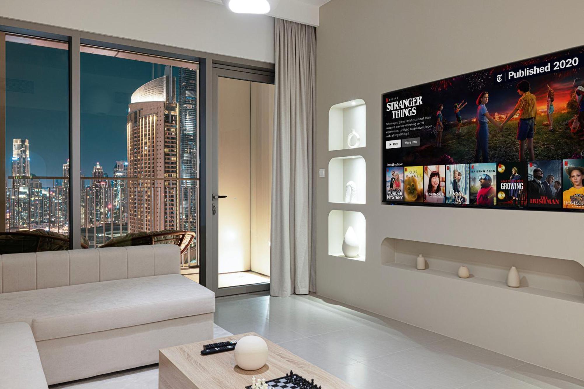 Appartement Burj Khalifa View, High Floor, Mall Access, Gym, Infinity-pool, Playground, Bbq, Family Friendly *
