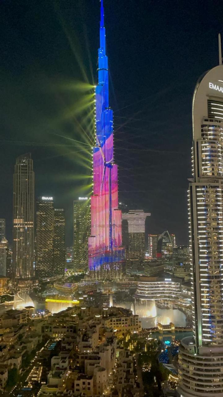 Luxury 2br High Floor Apt. W/ Burj Khalifa View With Laser Light Show And Dancing Fountain View Apartamento Dubái