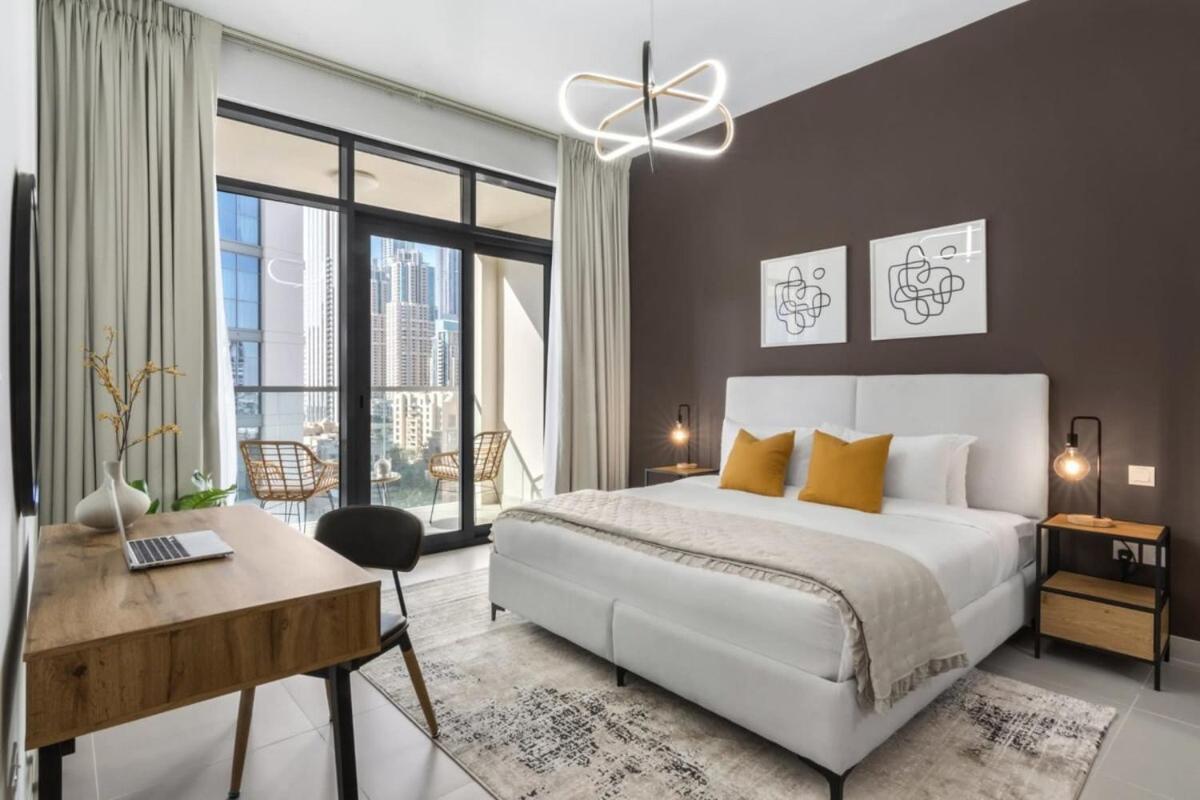 Apartamento Silkhaus Design 1bdr With Burj Khalifa View In New Tower Dubai