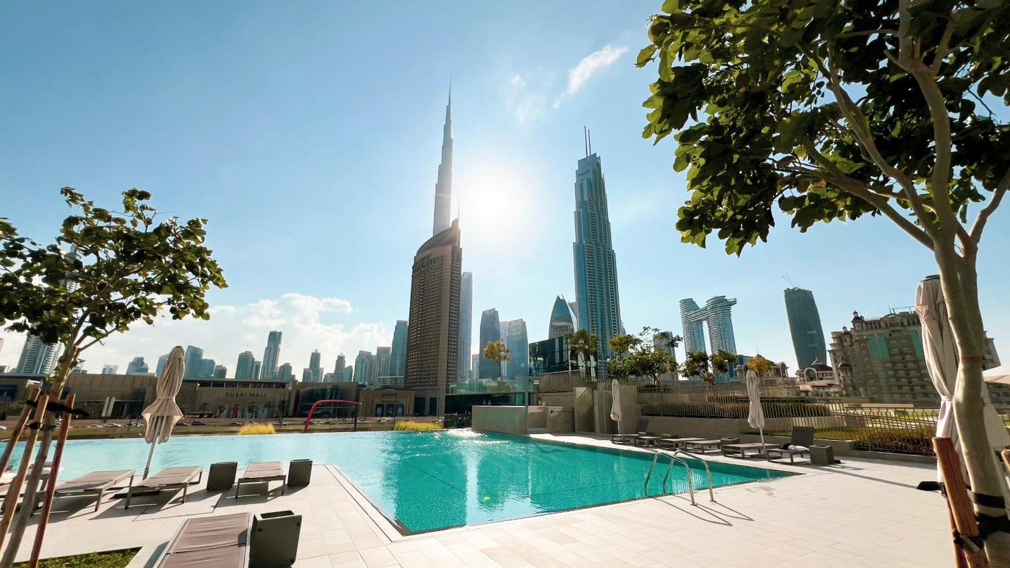Appartement Burj Khalifa View, High Floor, Mall Access, Gym, Infinity-pool, Playground, Bbq, Family Friendly Dubai