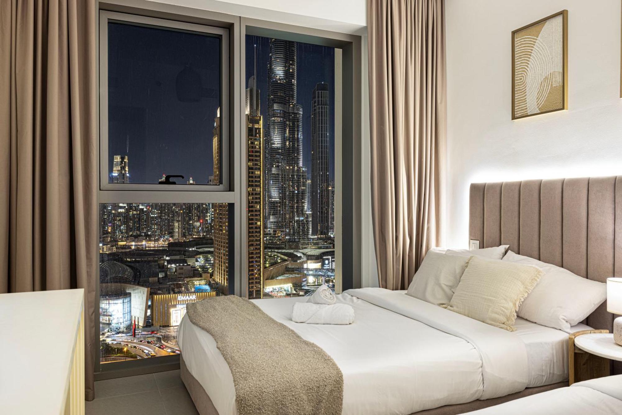 Appartement Burj Khalifa View, High Floor, Mall Access, Gym, Infinity-pool, Playground, Bbq, Family Friendly Dubai