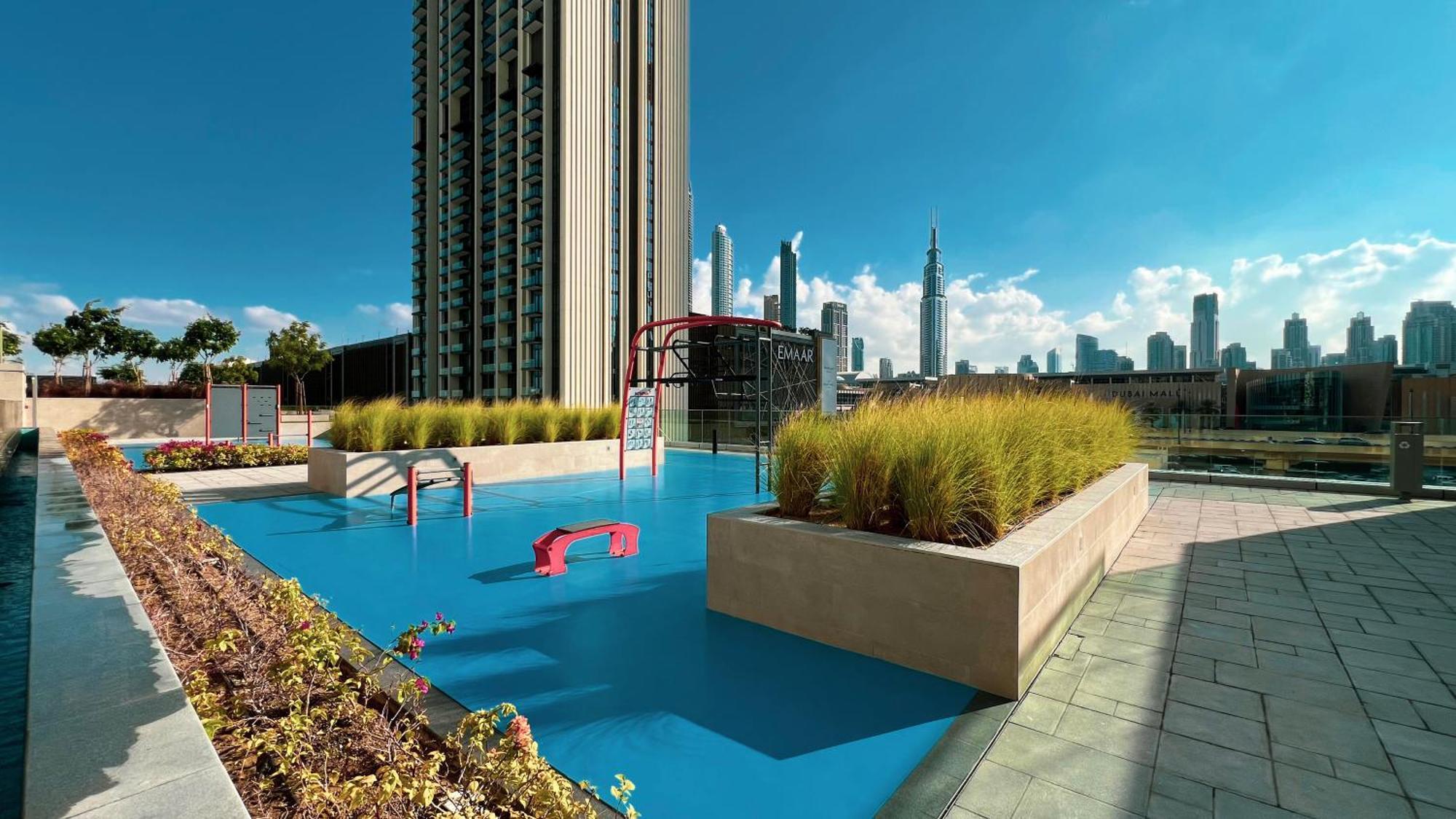 Burj Khalifa View, High Floor, Mall Access, Gym, Infinity-pool, Playground, Bbq, Family Friendly Appartement Dubai