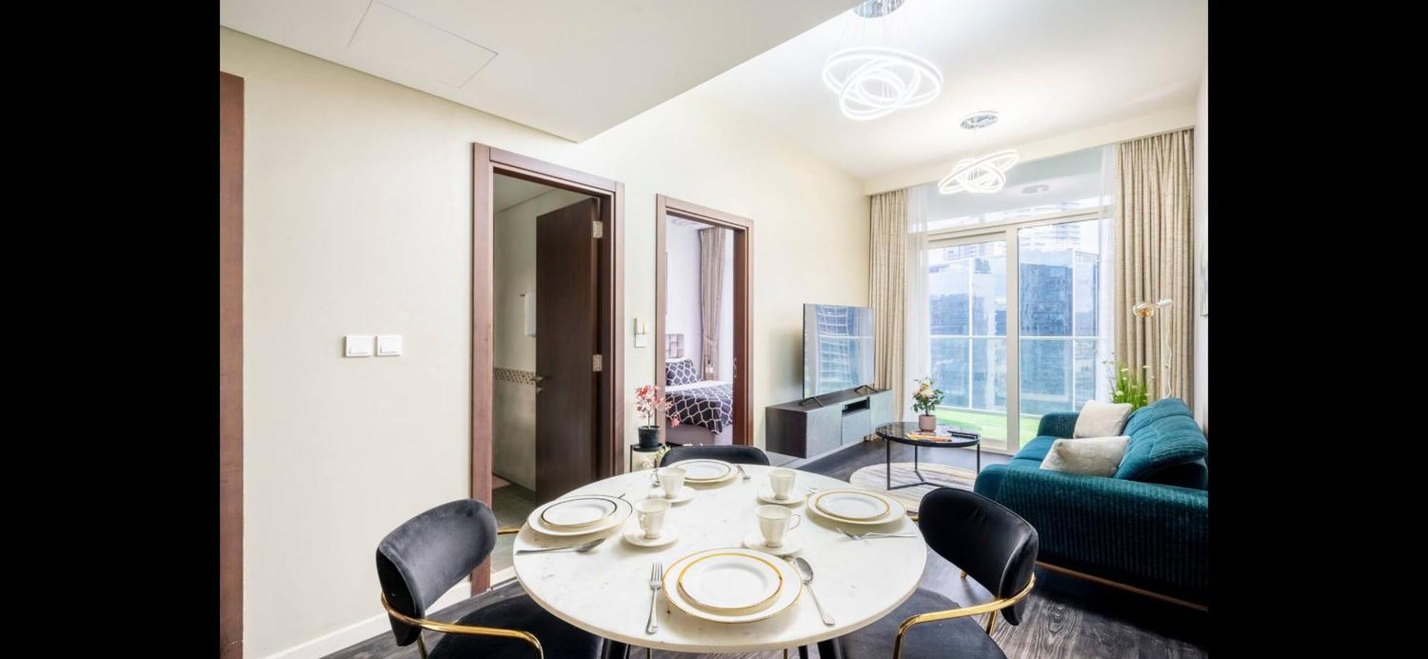 Luxury 2 Bedroom With Burj Khalifa View Lägenhet Dubai