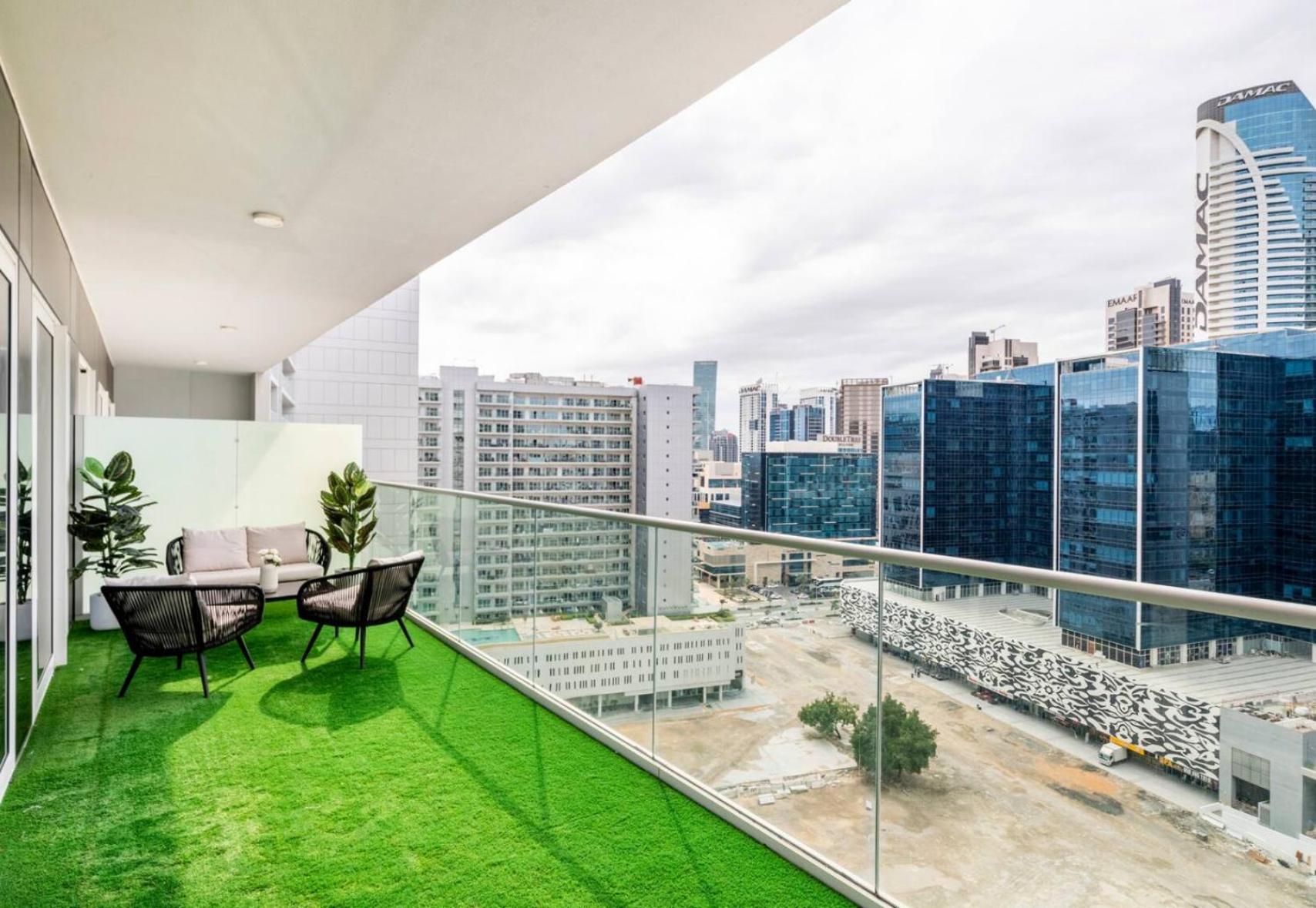 Luxury 2 Bedroom With Burj Khalifa View Lägenhet *