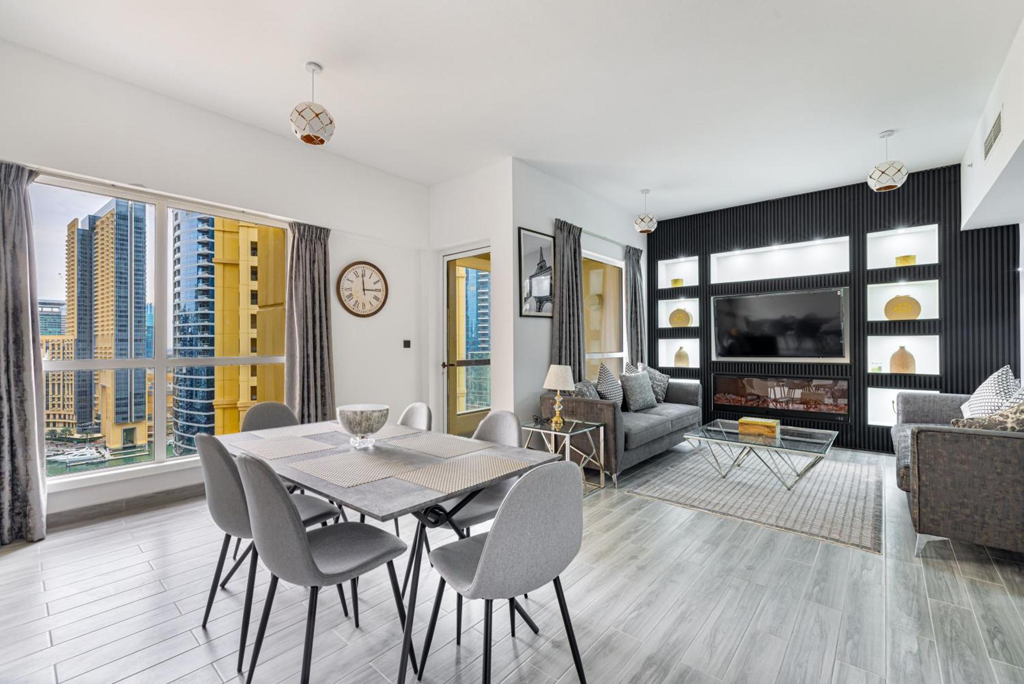 Apartamento Upgraded 3 Bedroom At Jbr With Jacuzzi *