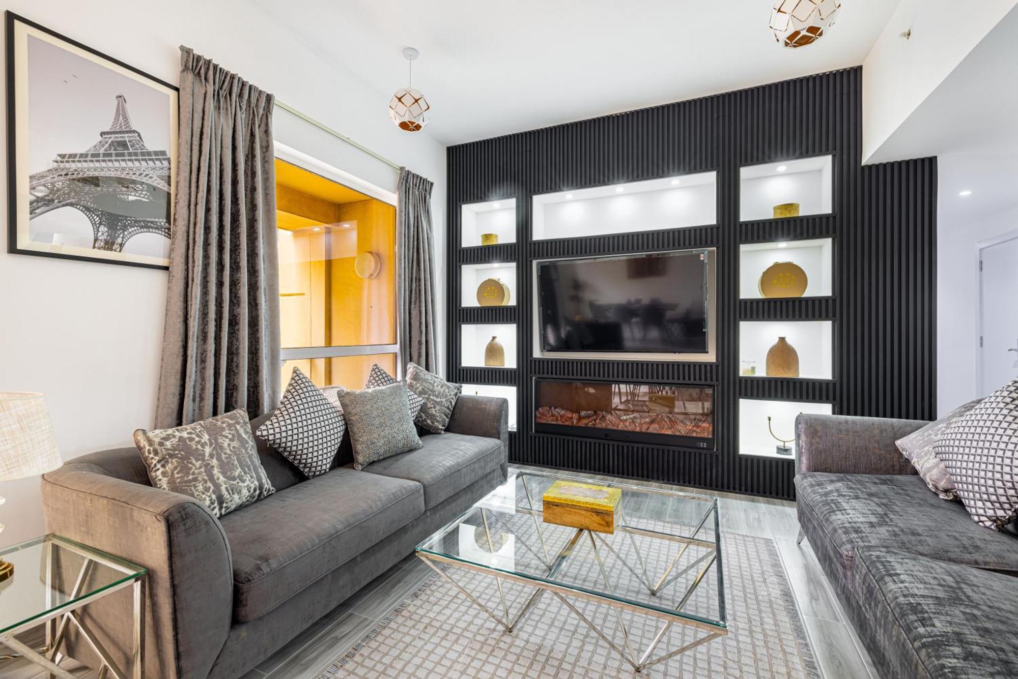 Appartement Upgraded 3 Bedroom At Jbr With Jacuzzi
