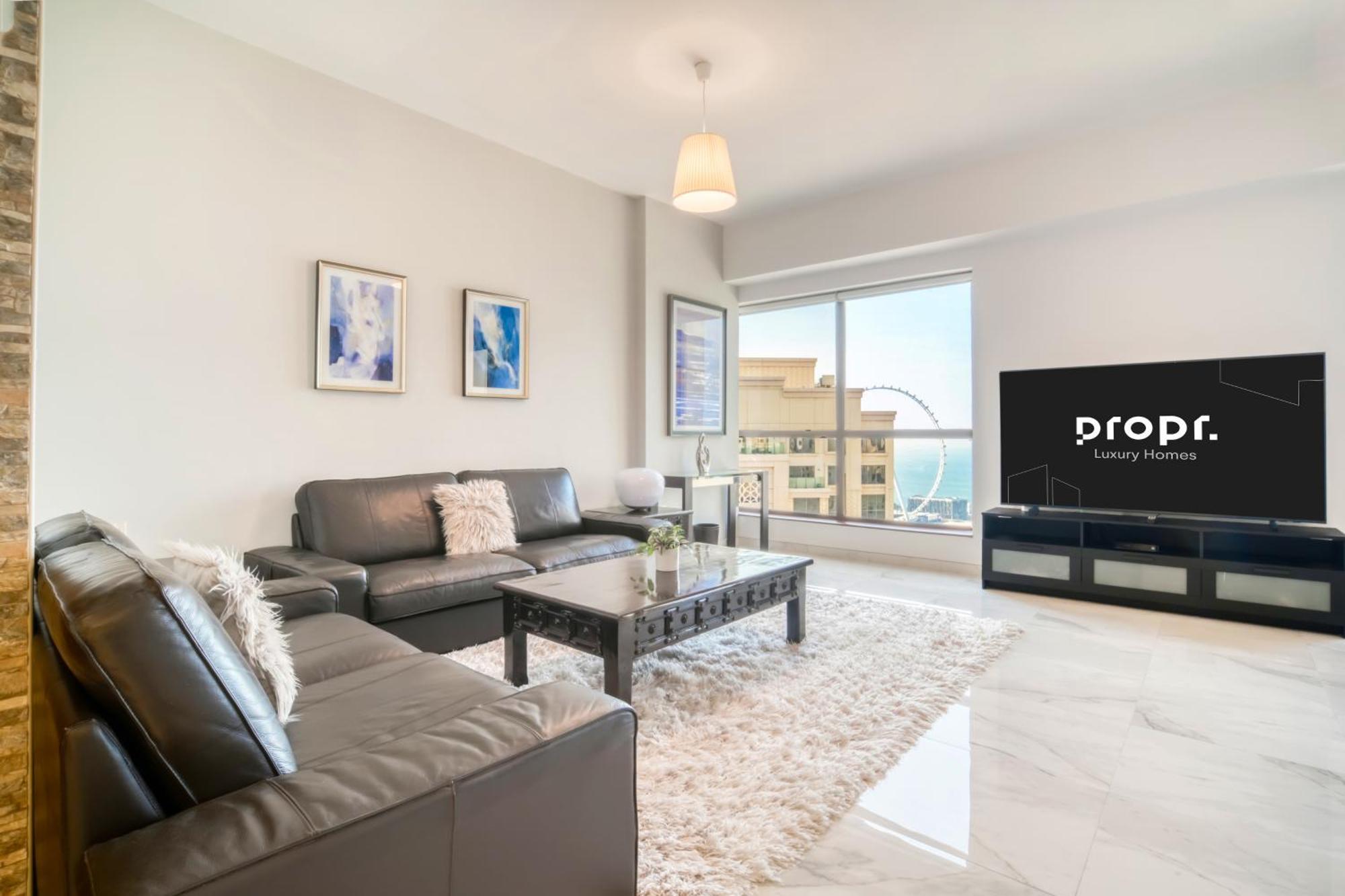 Apartment 300m From The - Jbr With Sea & Eye Views *