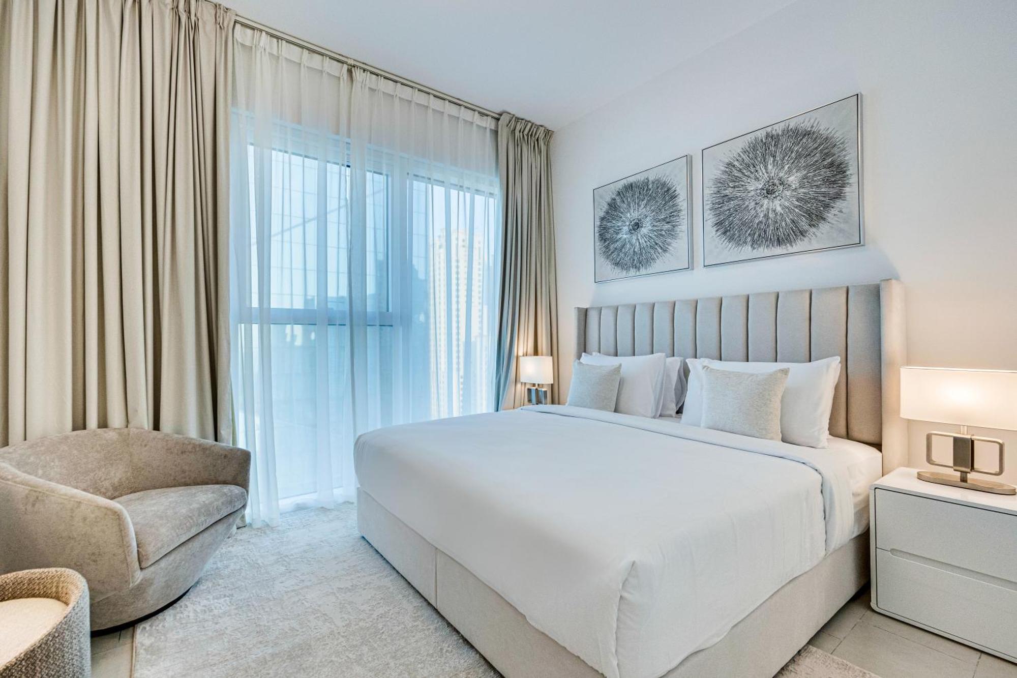 Panoramic Sea View From New 2bd In La Vie Jbr Appartement *