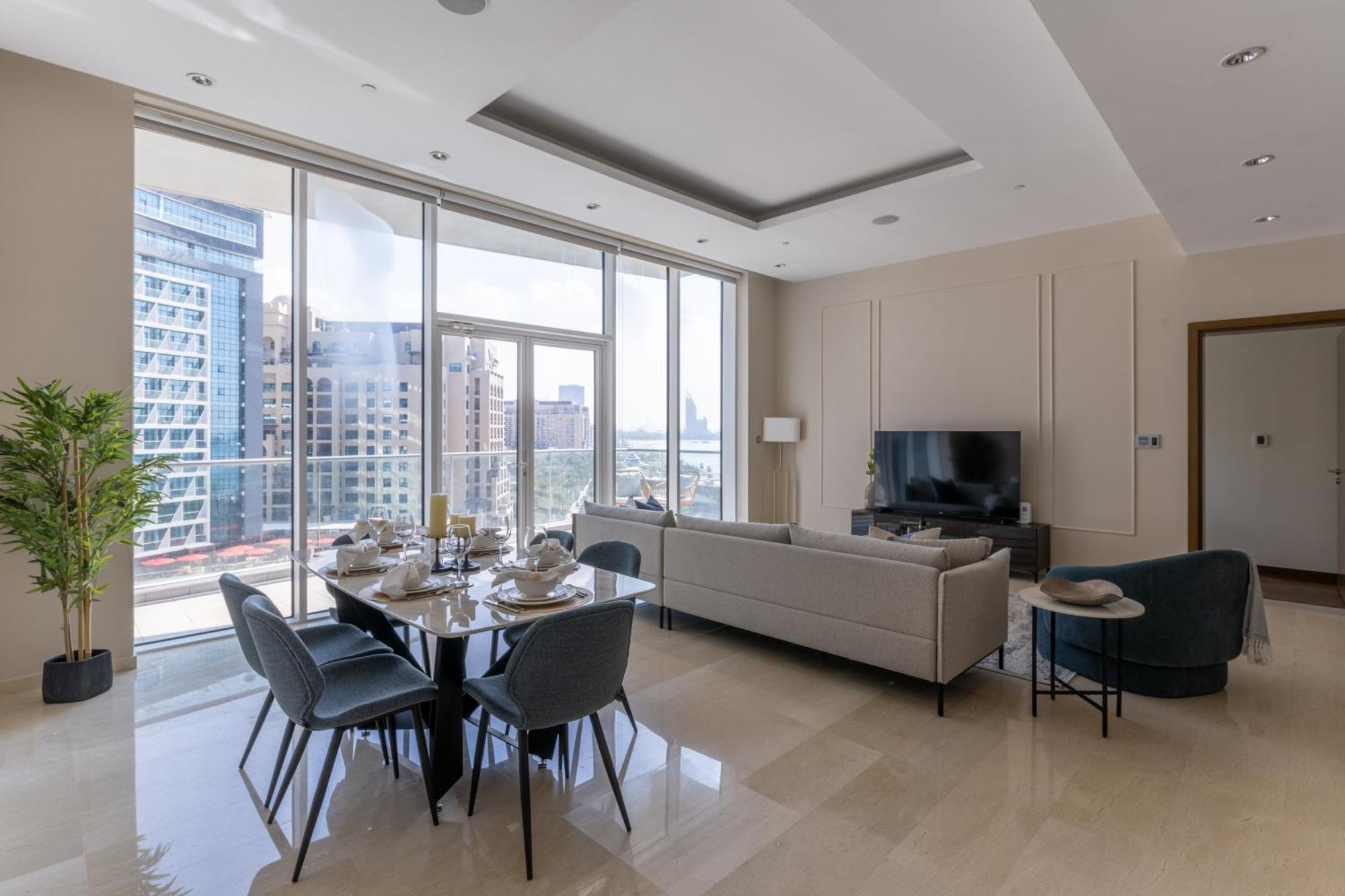 Oceana Residences - Palm Jumeirah - 3br - Sea View - Access Apartamento Dubái