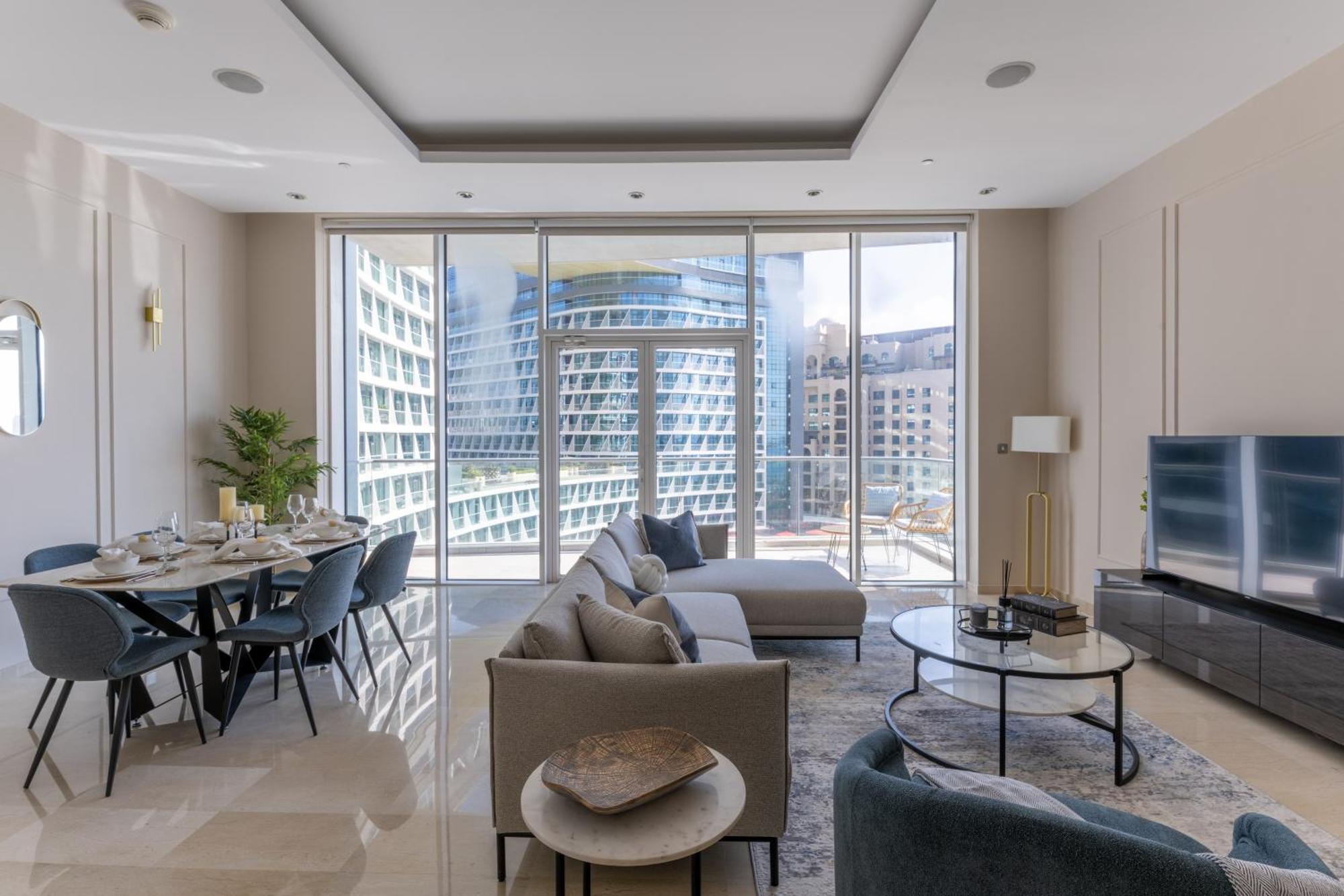 Apartamento Oceana Residences - Palm Jumeirah - 3br - Sea View - Access Dubái