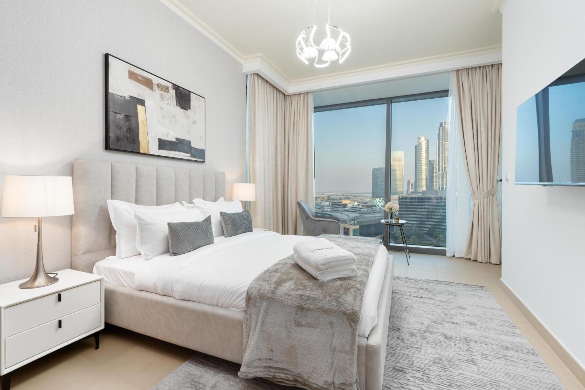 Whitesage - Unbeatable Views Of Burj Khalifa In This Huge 3br