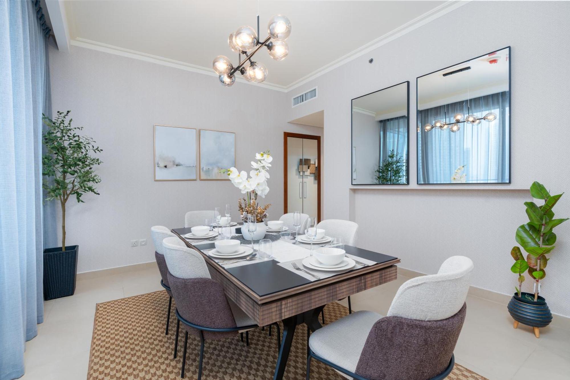 Whitesage - Unbeatable Views Of Burj Khalifa In This Huge 3br Apartemen Dubai