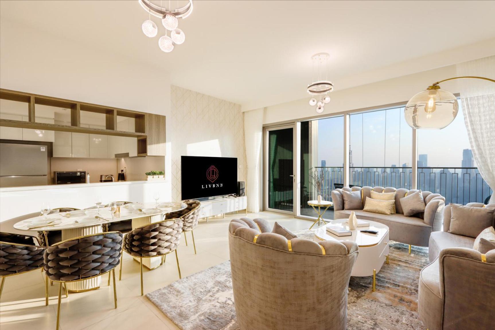 Livbnb - Elegant 3+1 W/ Burj View, Near Mall Appartement *