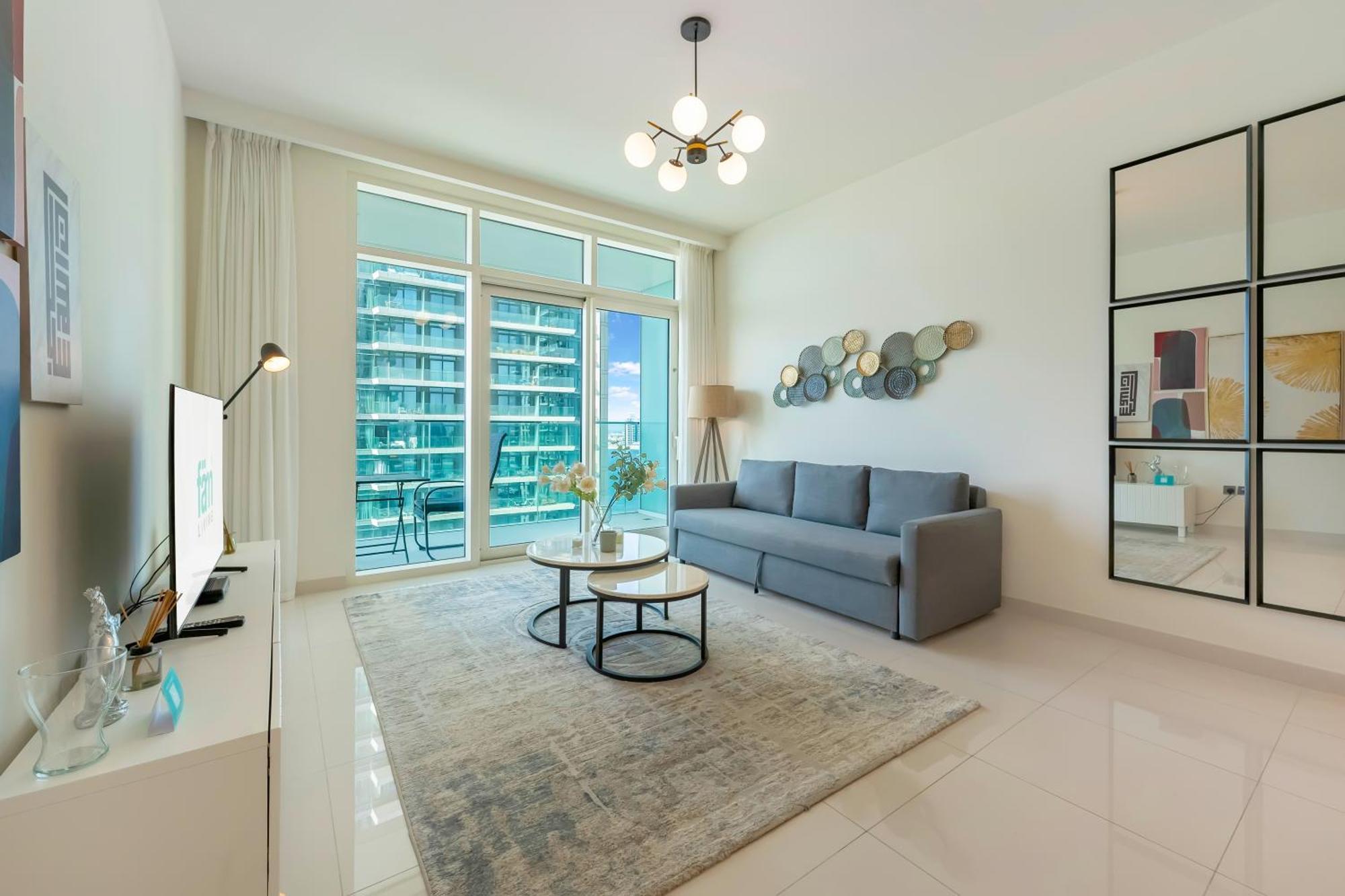 Fam Living - Beachfront Getaway In Emaar Beachfront - Private Access And Luxury Amenities Apartamento