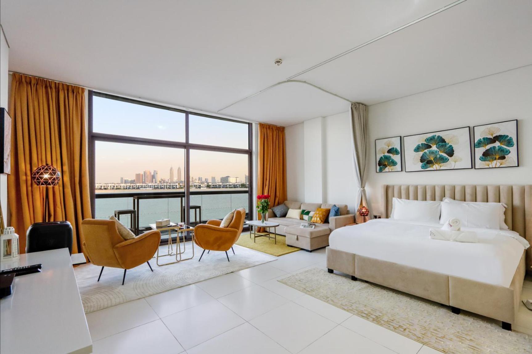 Livbnb Seaside In Palm Jumeirah With Private Terrace And Direct Access To Nakheel Mall Dubái