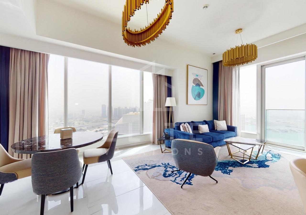 Full Palm And Ocean Views High Floor Avani 1 Bed! Dubái