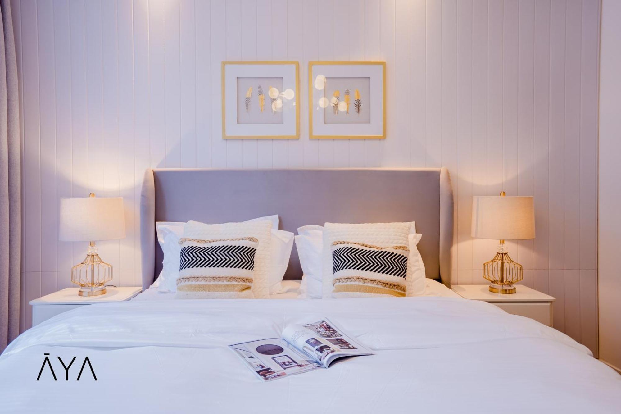 Luxury With Pool, Patio & Gym In Walk By Aya Boutique Apartamento Dubái