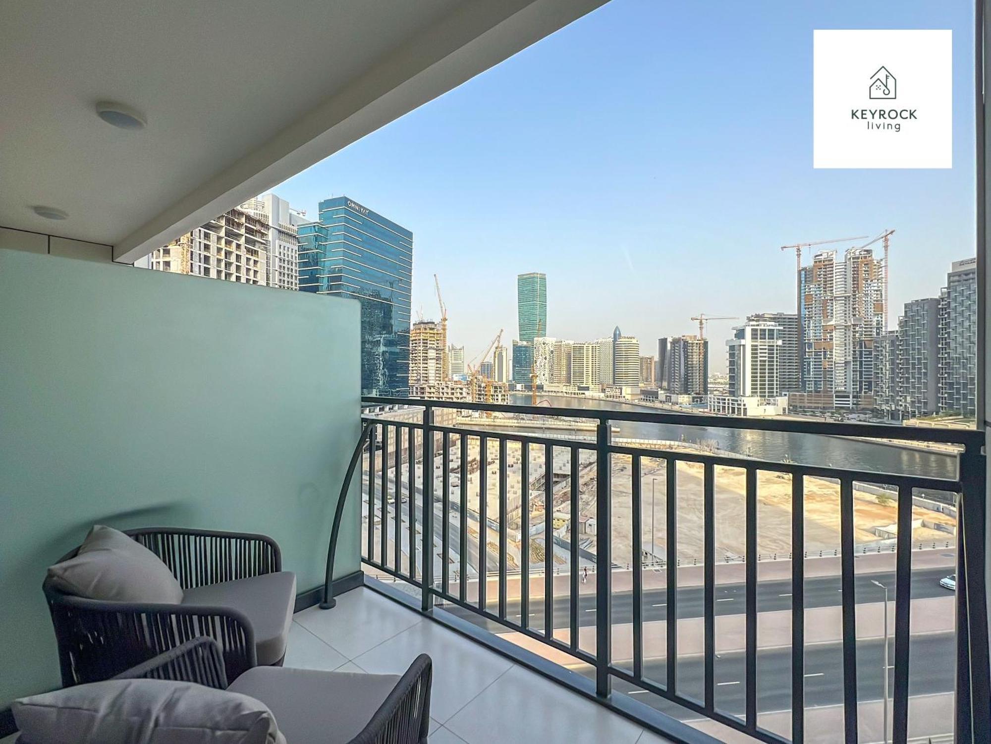 Apartamento Keyrock Living - 1 Bedroom - Business Bay - Near Metro Station - Zada Tower Dubái