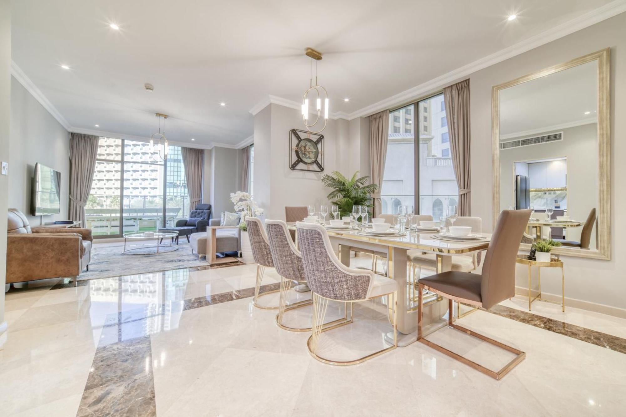New! Sea View Luxurious 4 Bedroom Duplex * Dubaï