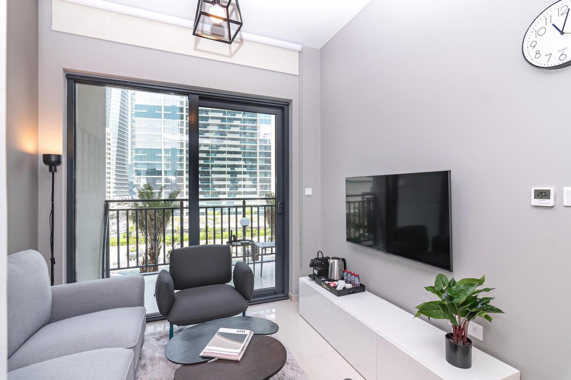 Apartamento Citihome -1br With Balcony & Pool View In Zada Tower
