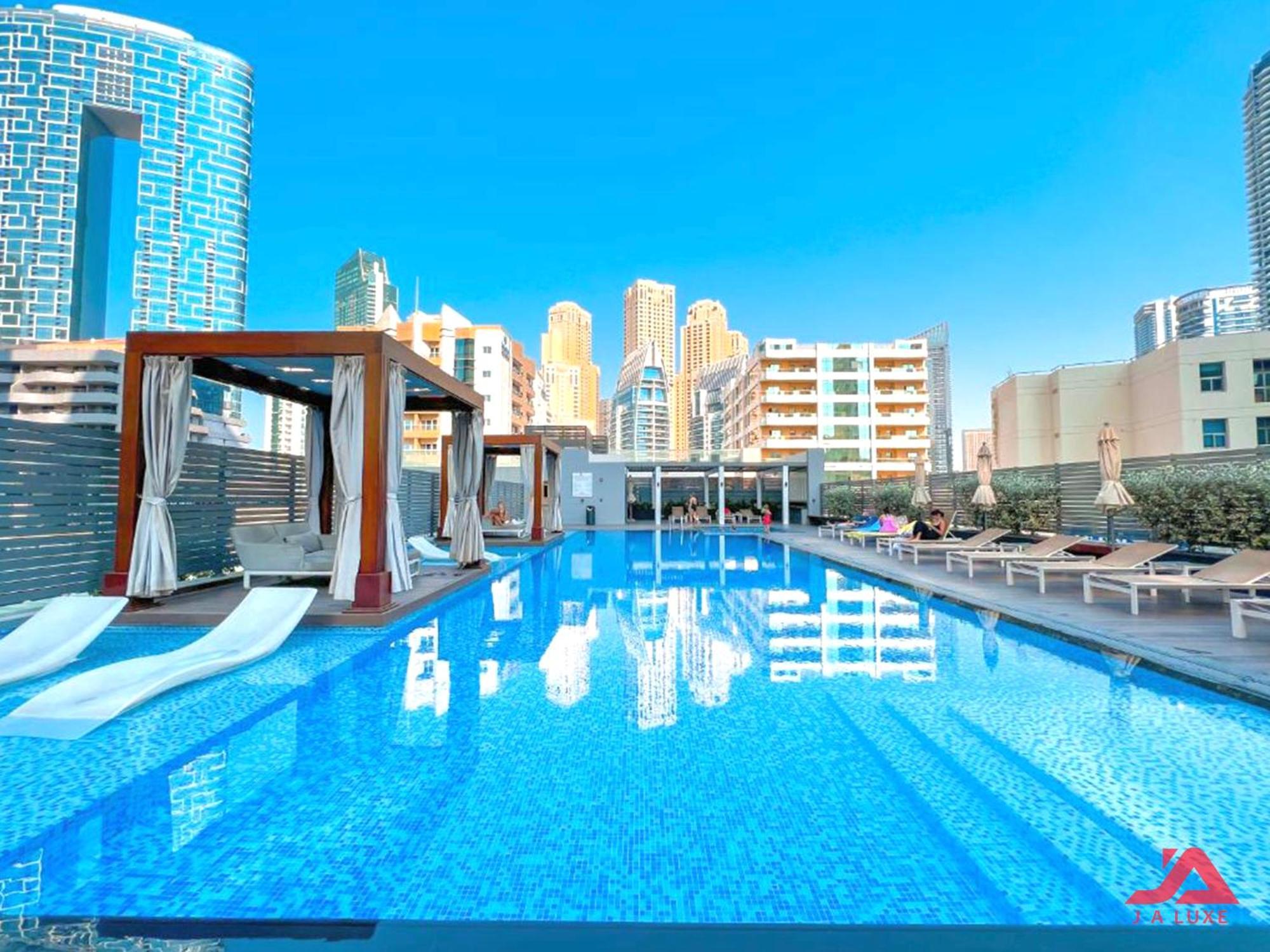 Stylish Marina & Sea View In One, Marina With Modern Gym & Pool, Steps To Jbr & Metro Appartamento *