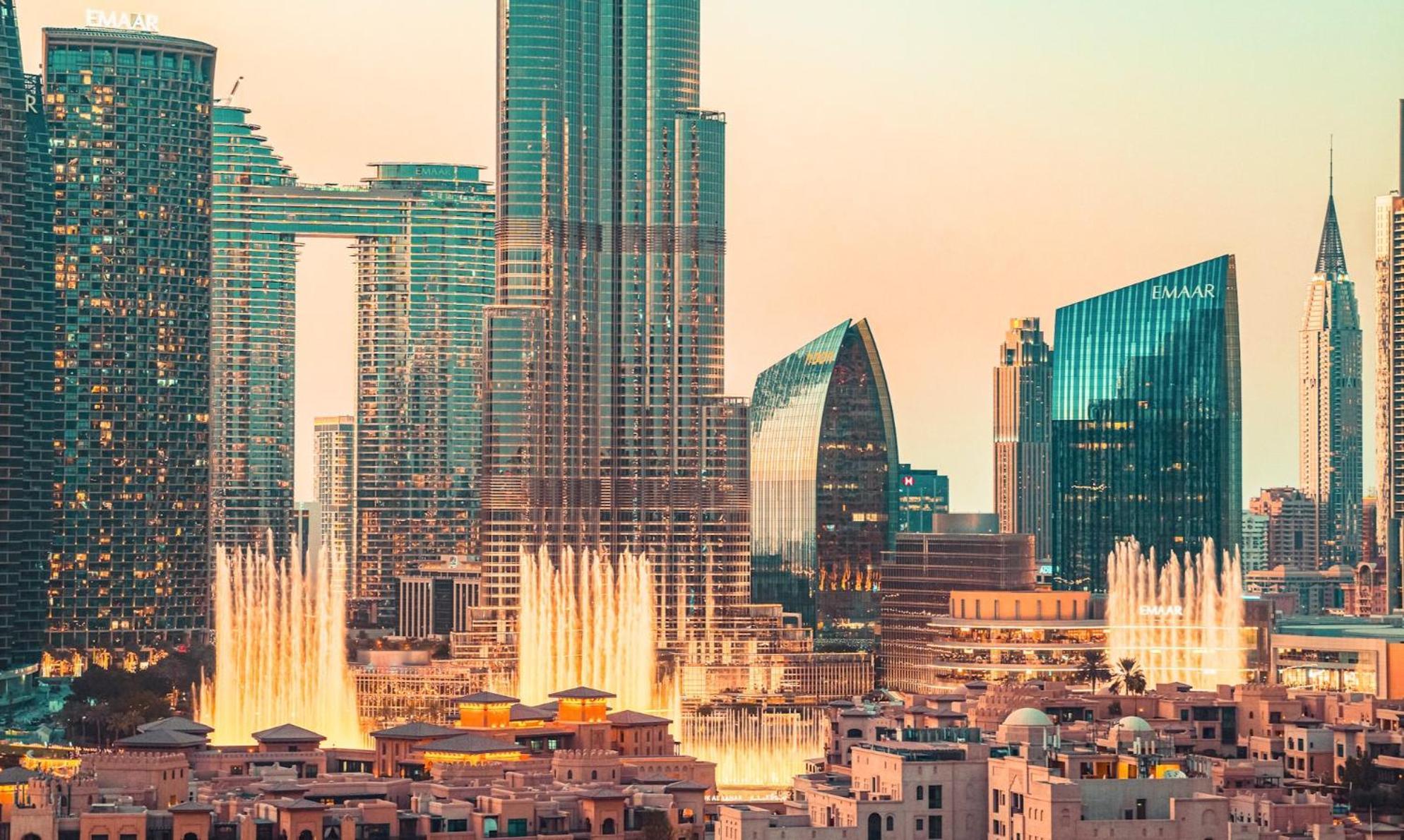 Apartament Elite Royal - Panoramic Full Burj Khalifa, Fountain & Skyline View - Infinite