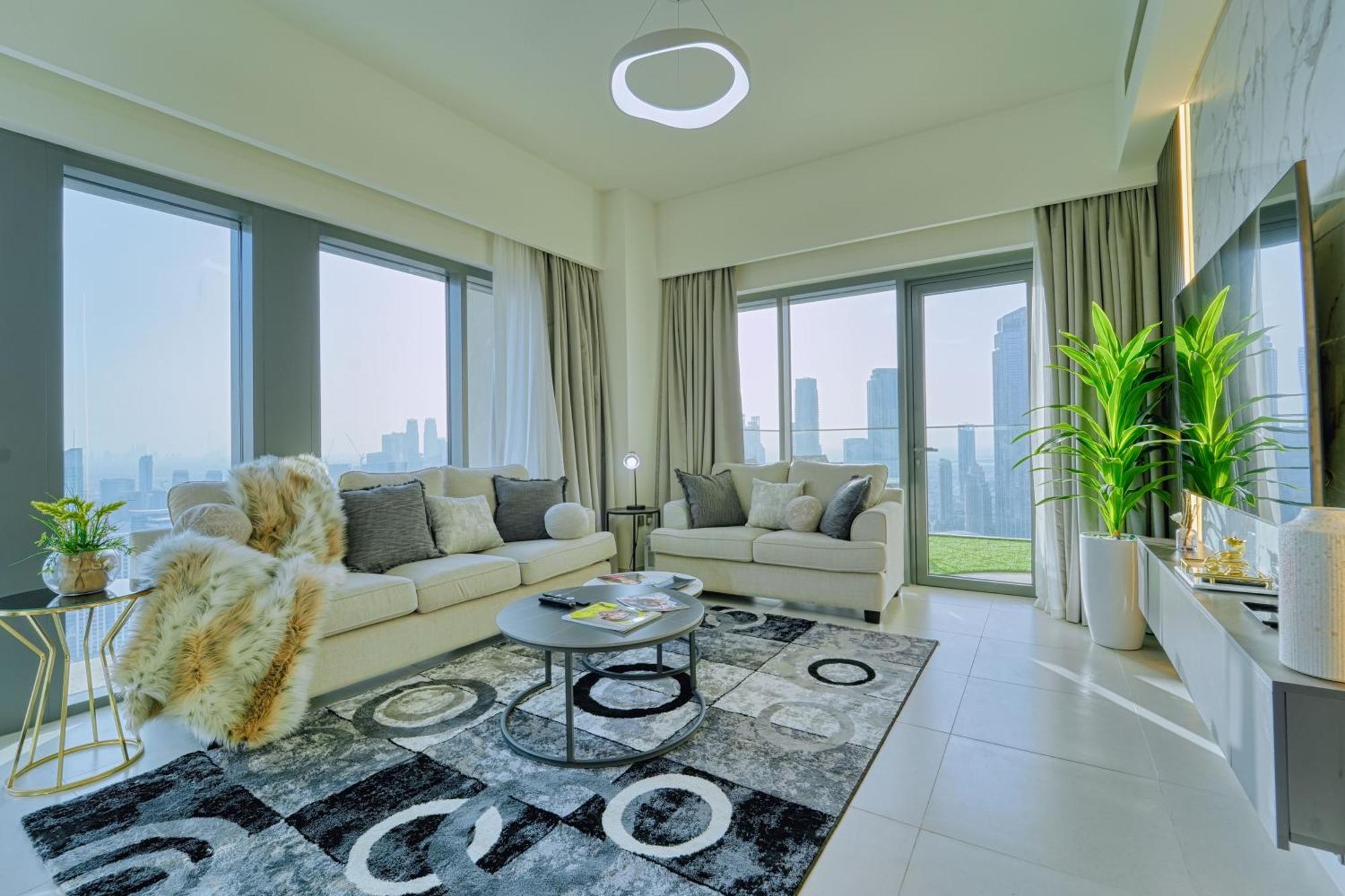 Apartment Burj Khalifa Dancing Fountain View Dubai