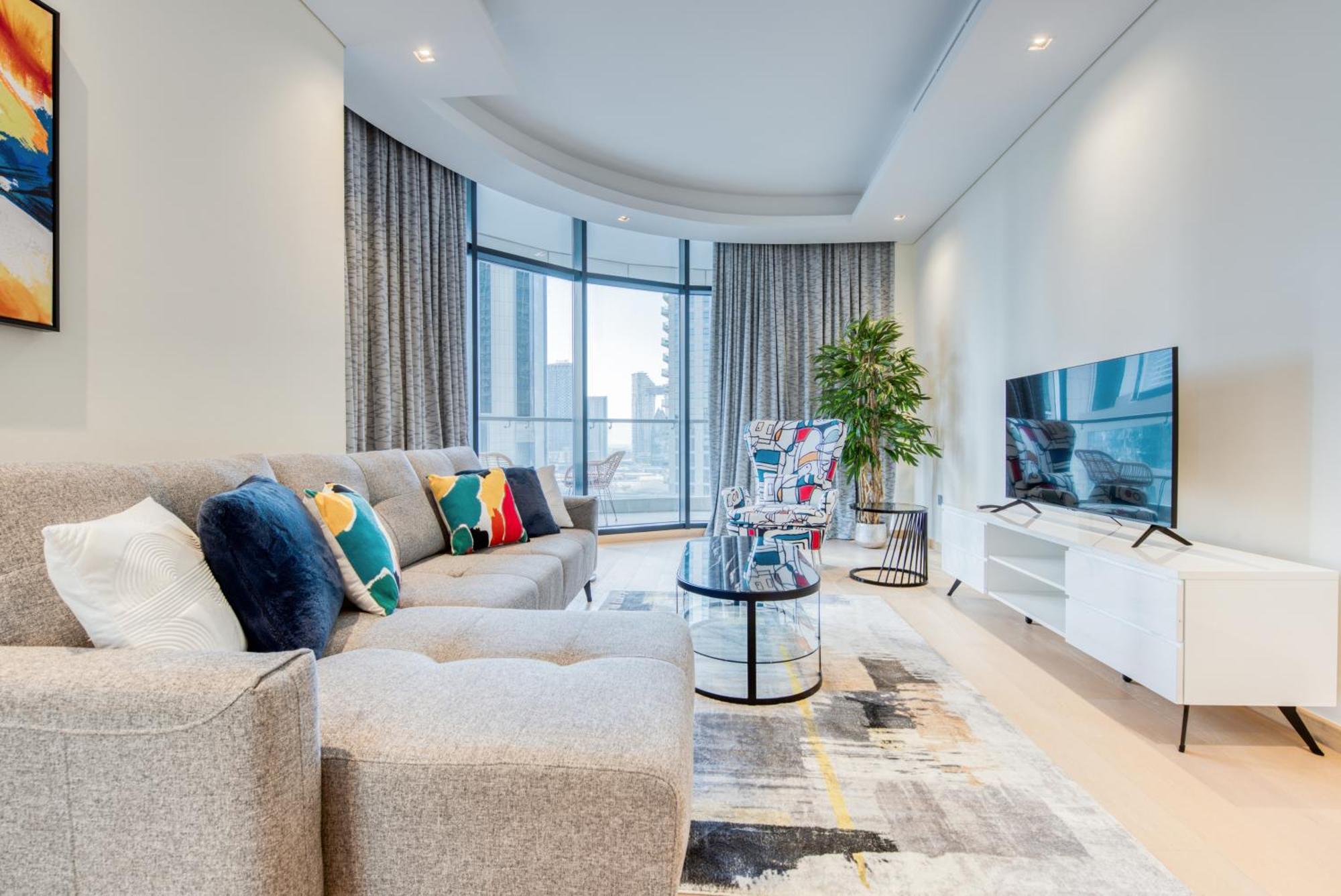 Rh- Downtown Delight, Spacious 01br Near Mall & Burj Khalifa, Rp Heights Dubái