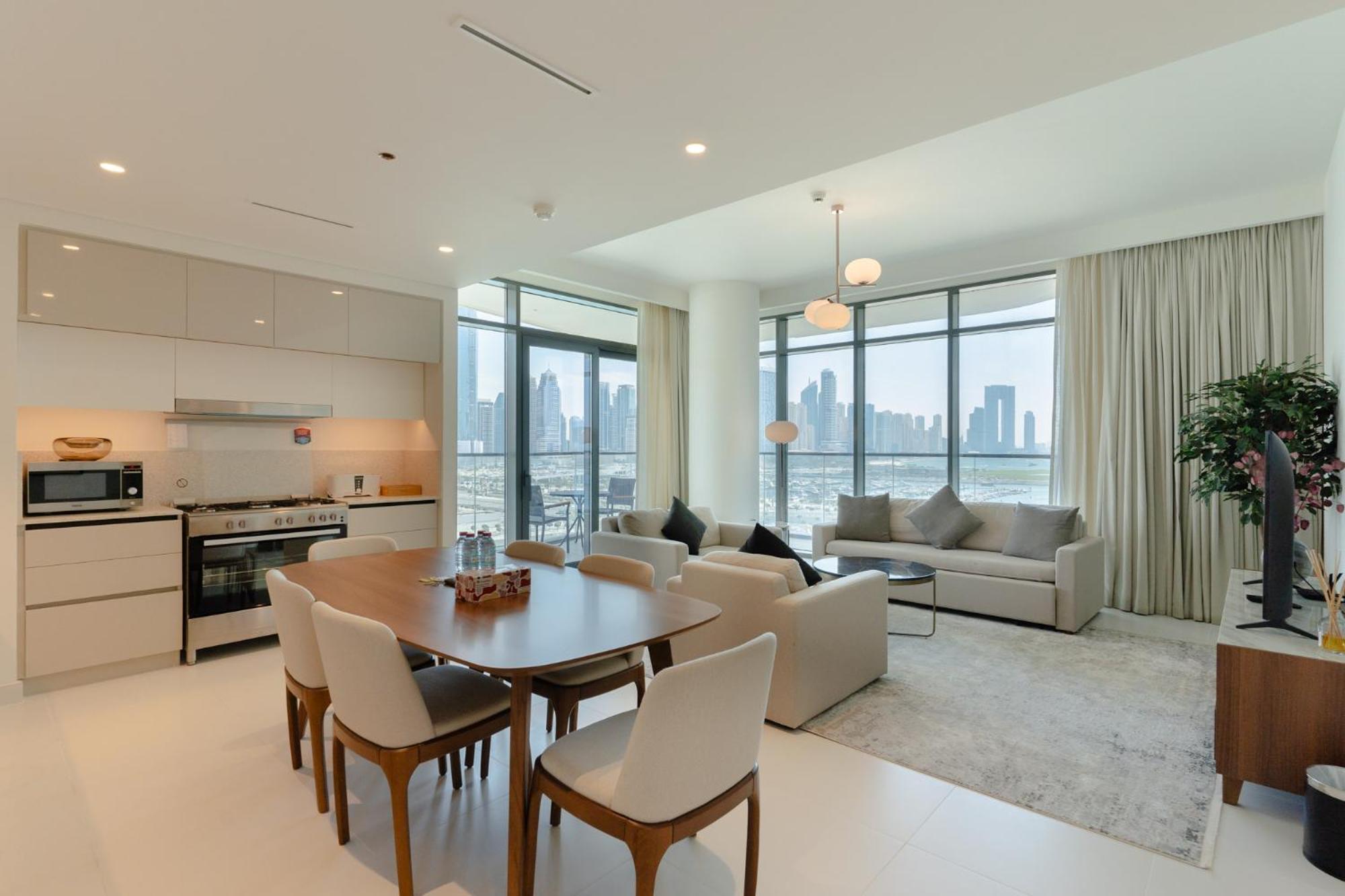 Appartement Spacious 3 Bedroom L Beachfront L Best Lay Out Dubaï