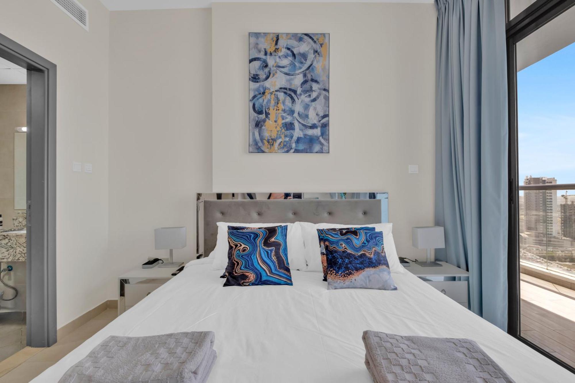 Lejlighed Stylish 2br For 6 With King Beds, Pool, Gym In Jvc