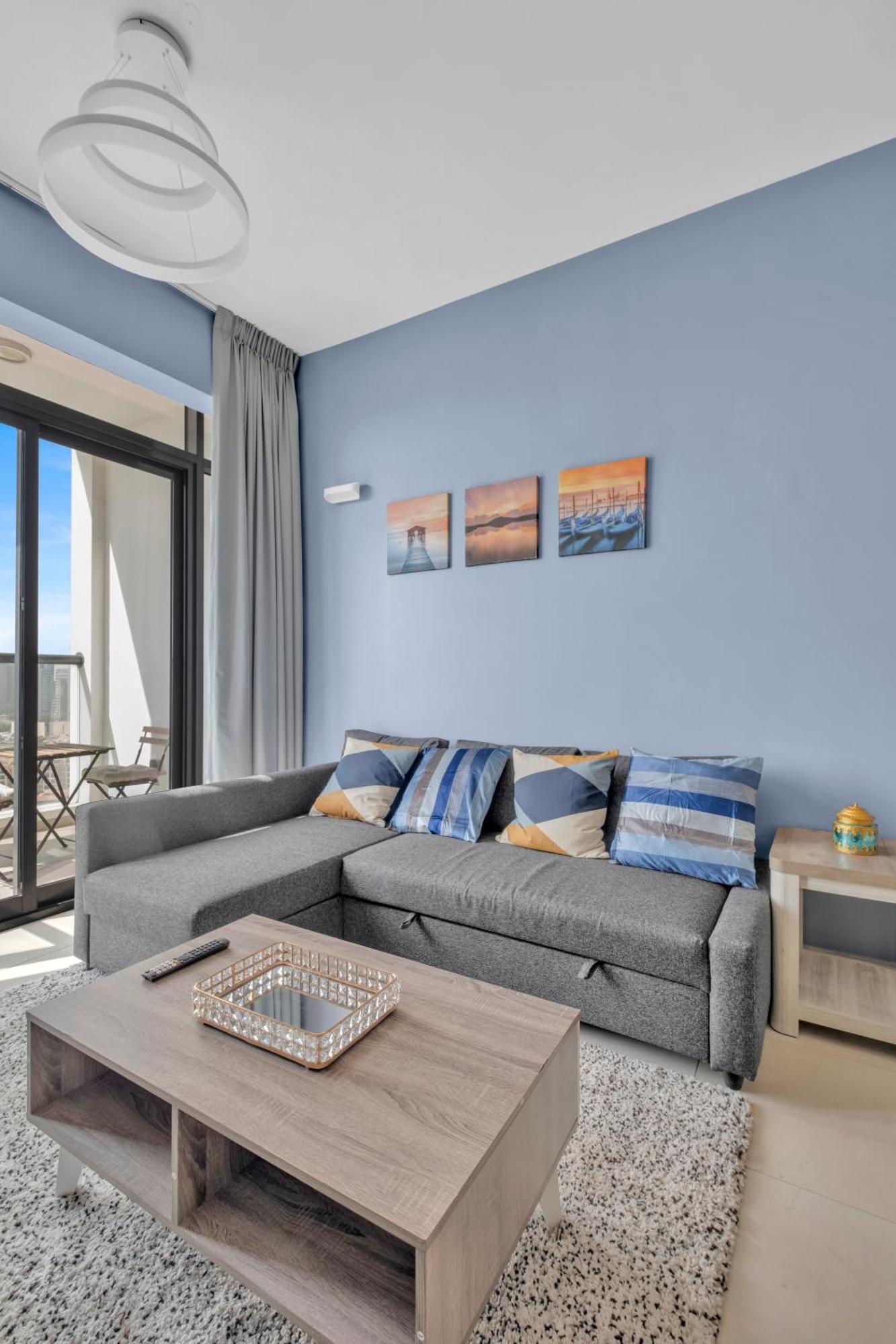 Lejlighed Stylish 2br For 6 With King Beds, Pool, Gym In Jvc