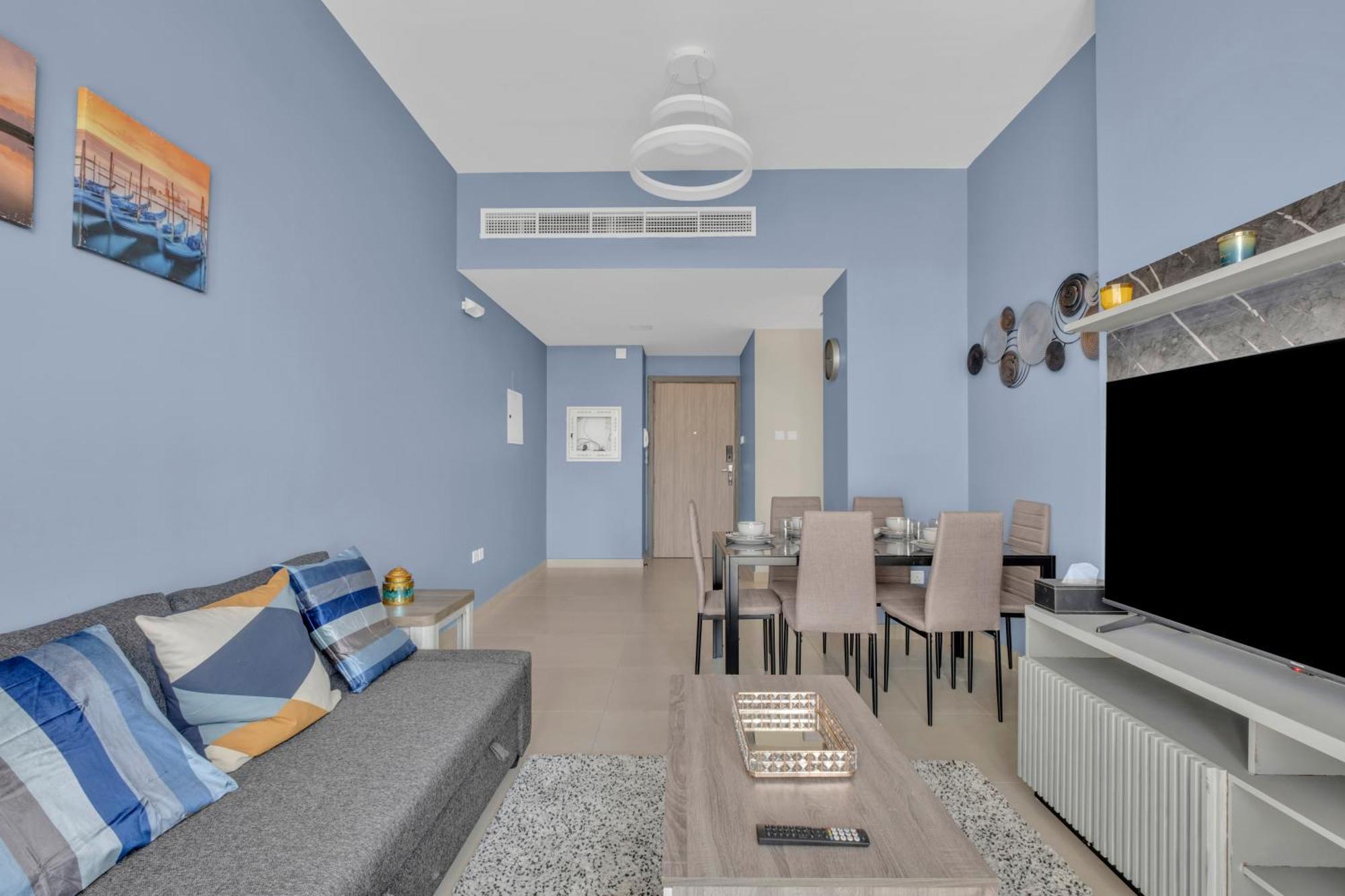 Lejlighed Stylish 2br For 6 With King Beds, Pool, Gym In Jvc