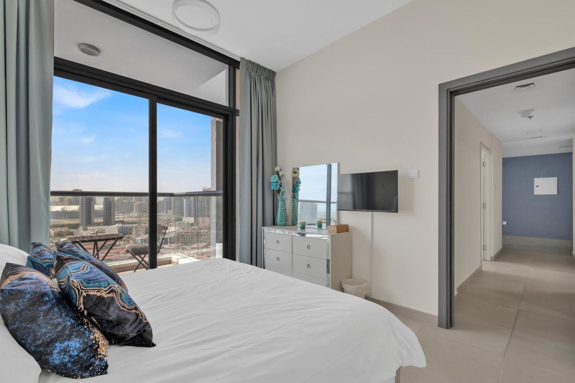 Lejlighed Stylish 2br For 6 With King Beds, Pool, Gym In Jvc *