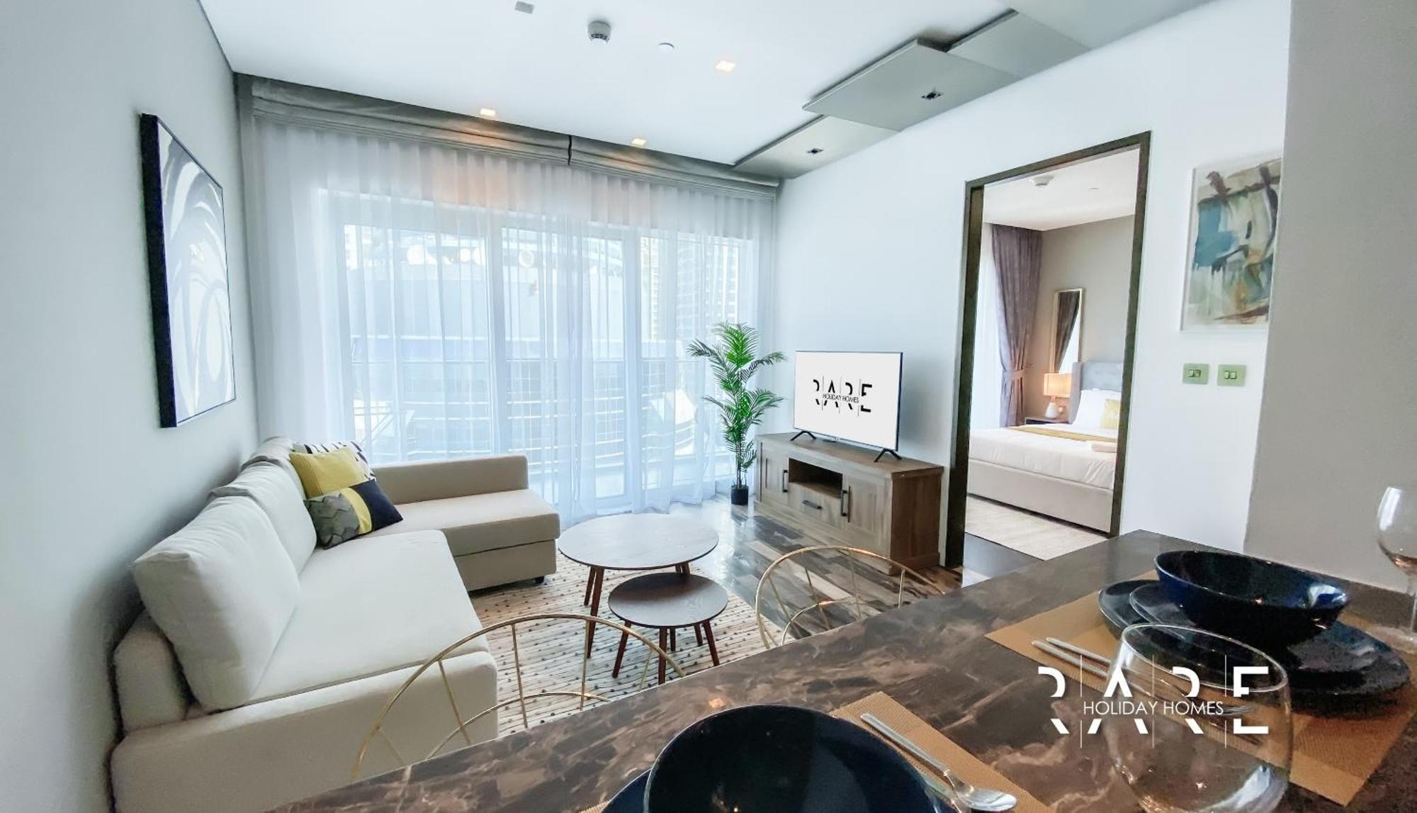 Rare Offers With Palm View - Beachfront - Fendi Interior - Damac Heights - R6303 - Marina Lägenhet Dubai
