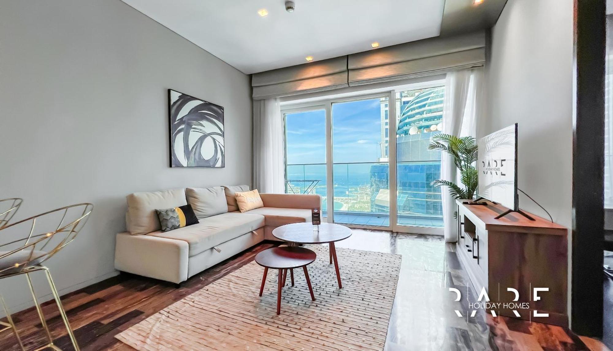 Rare Offers With Palm View - Beachfront - Fendi Interior - Damac Heights - R6303 - Marina Dubai