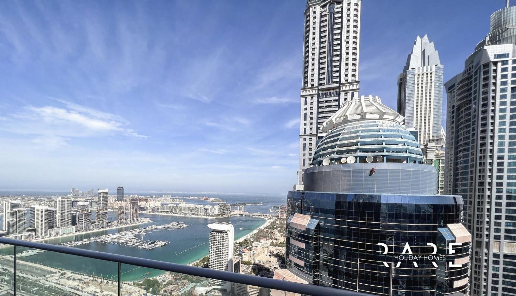 Rare Offers With Palm View - Beachfront - Fendi Interior - Damac Heights - R6303 - Marina Lägenhet