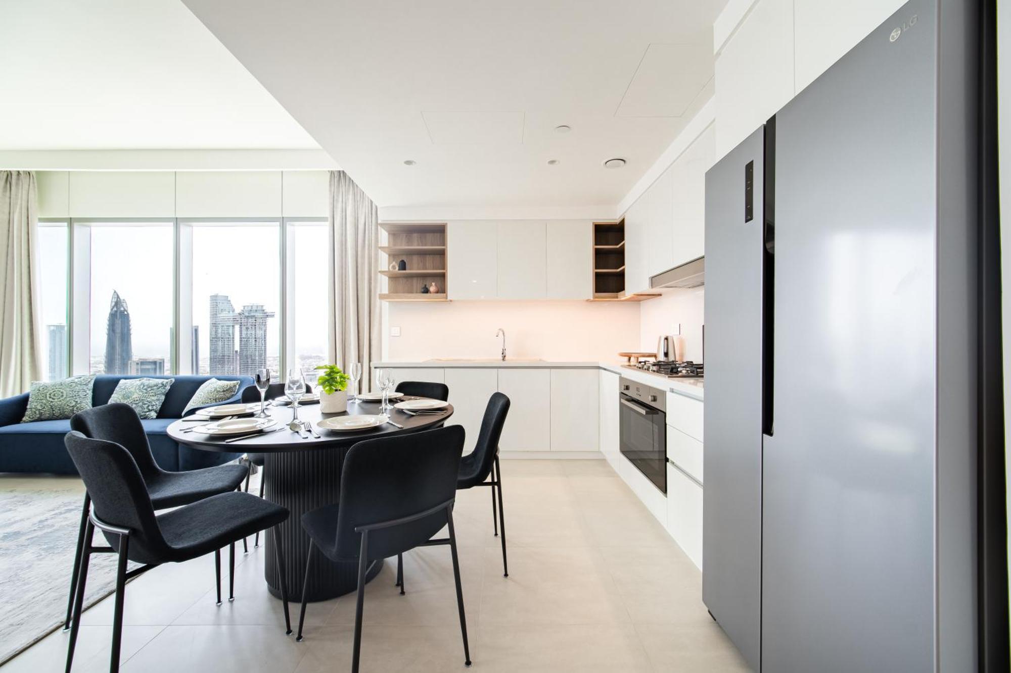 Apartemen Elegant Escapes - 3b Burj View, Direct Mall Access *