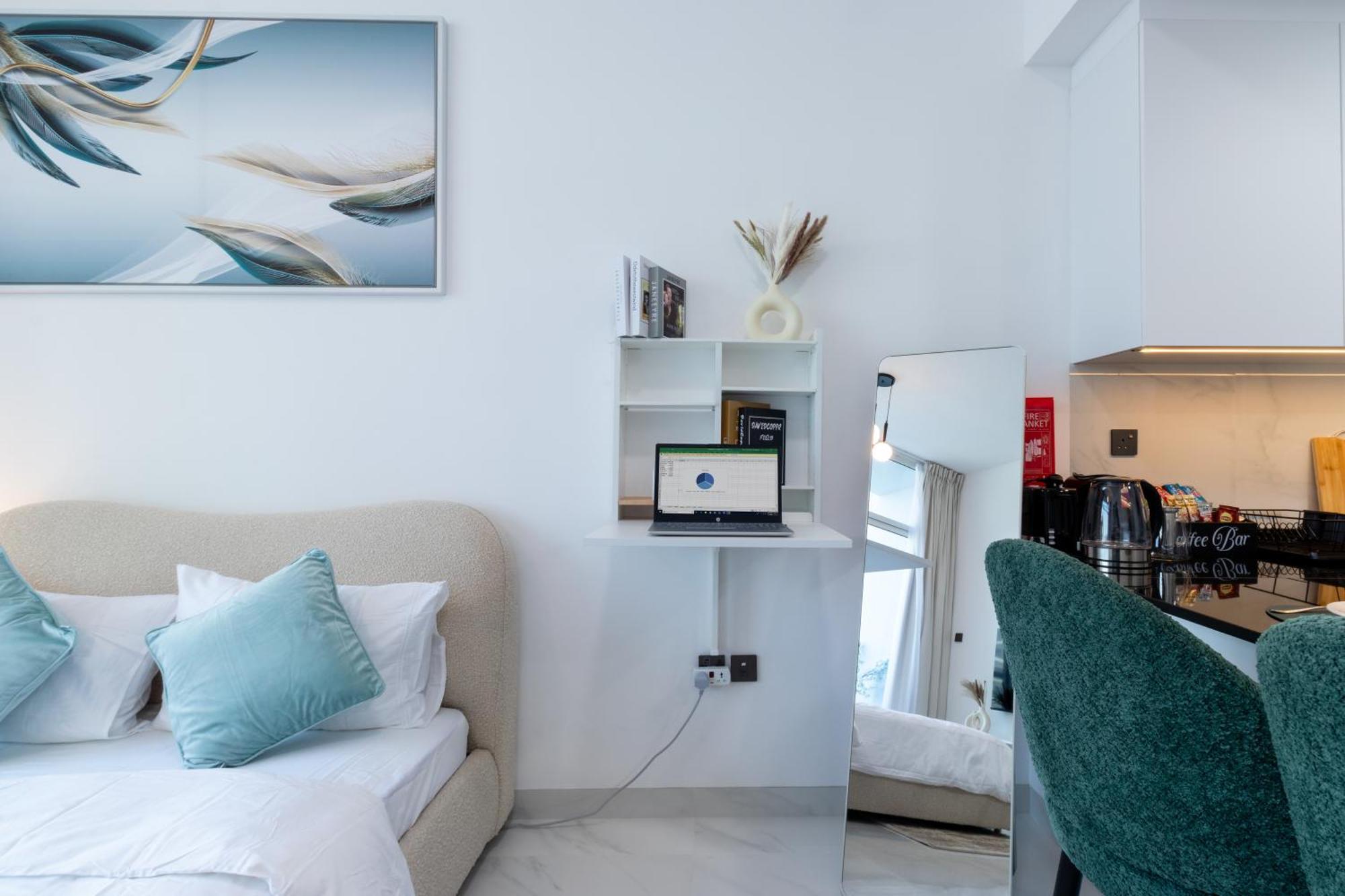 Appartement Queen Bed, Full Kitchen, New Unit