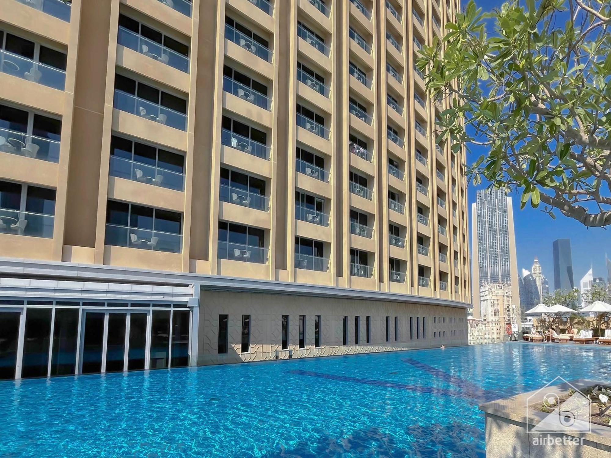 Address Mall Balcony Burj View Lägenhet Dubai