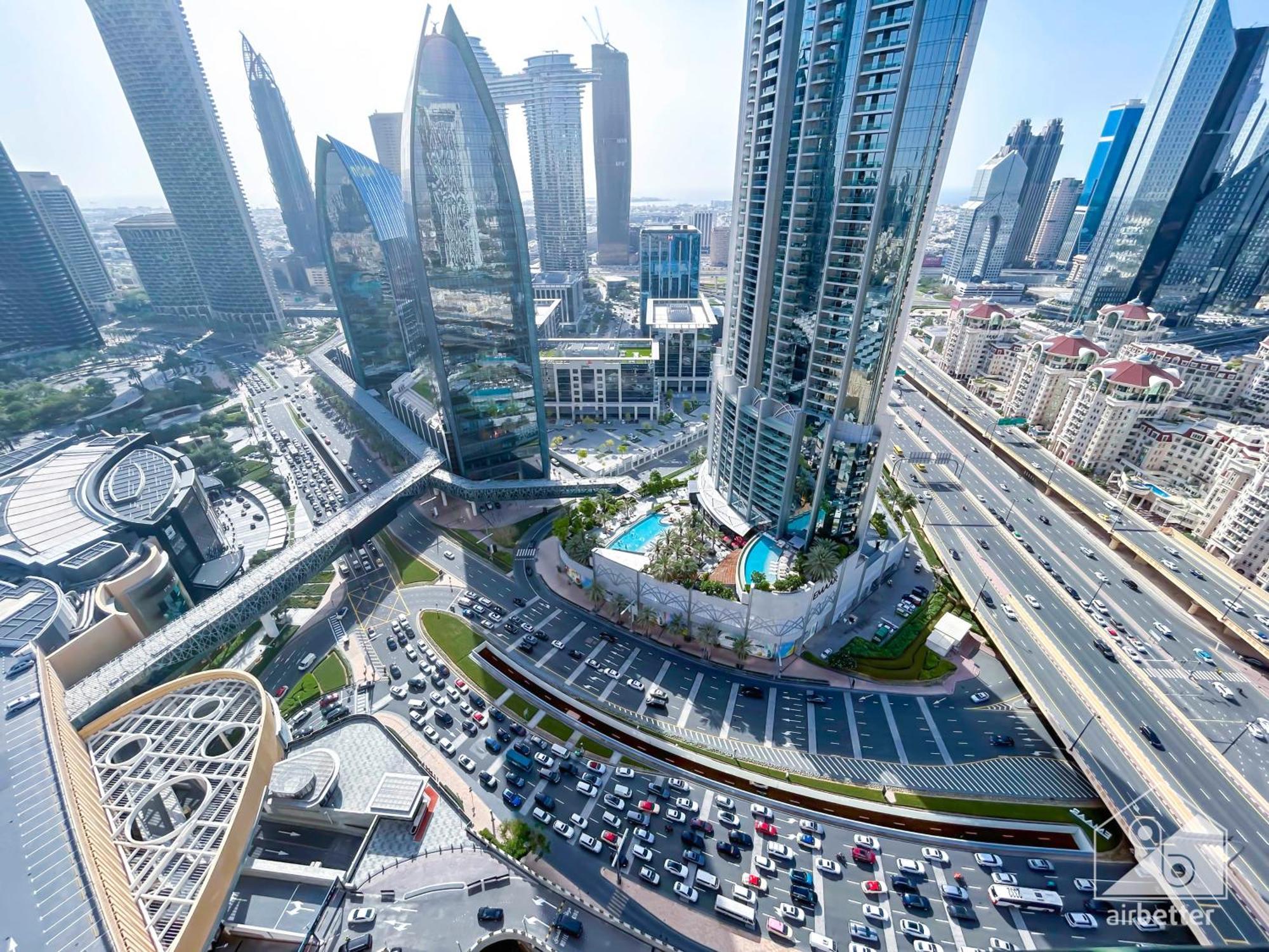 Address Mall Balcony Burj View Lägenhet *