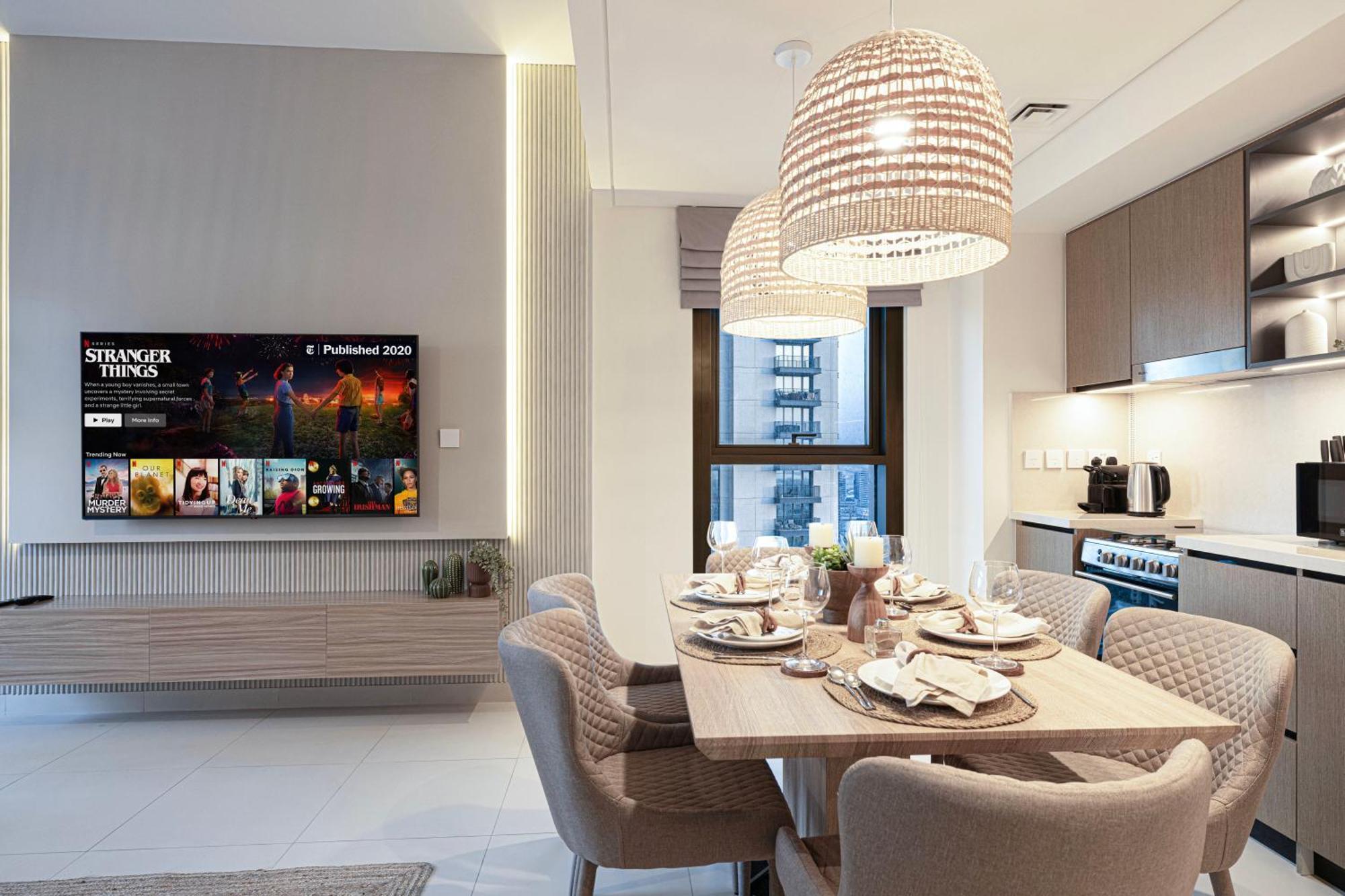 Luxury Sky High 2-bedroom Stunning Burj Khalifa & Fountain Views Lejlighed *