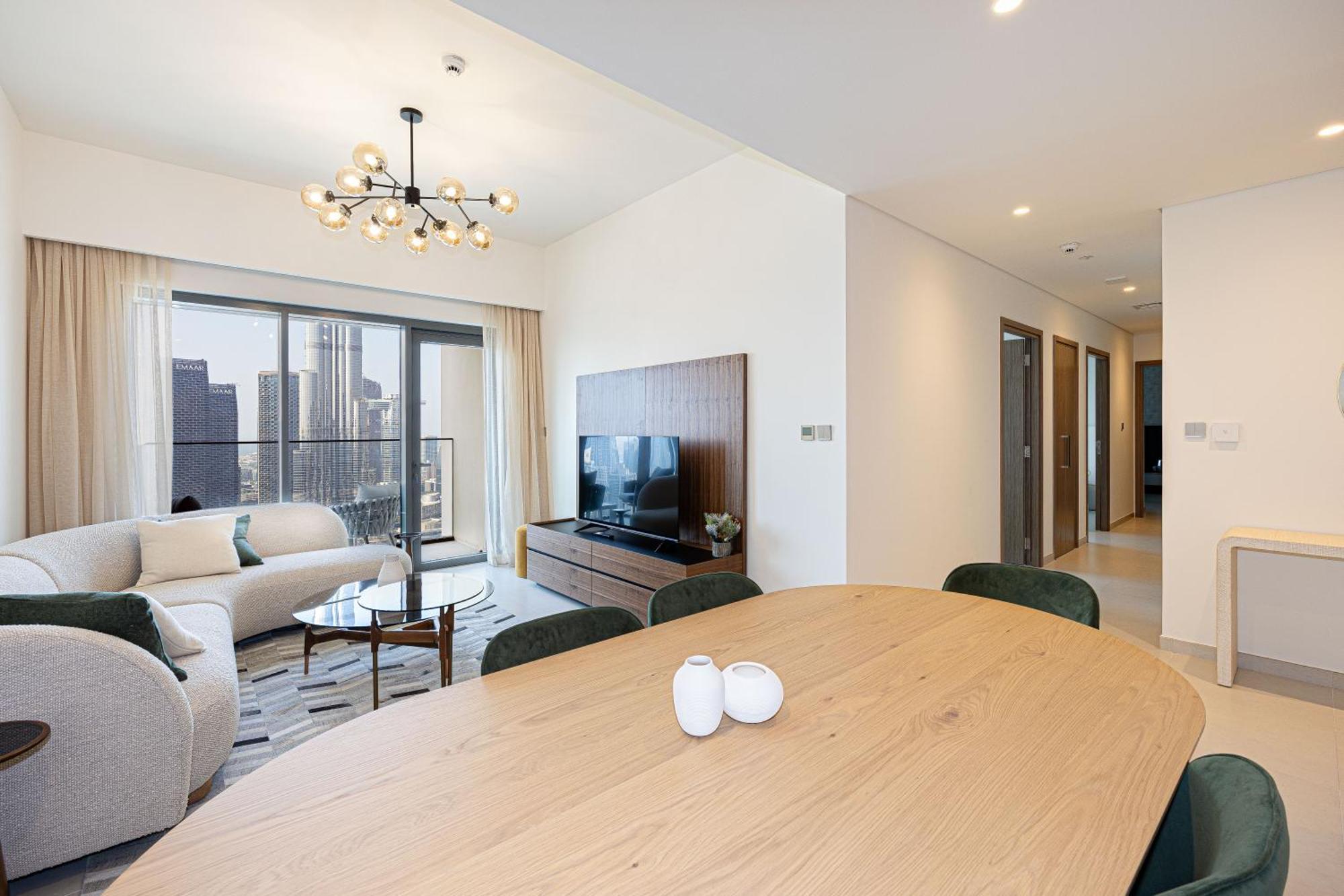 3br Burj & Fountain View, High Floor Burj Royale Downtown * Dubái