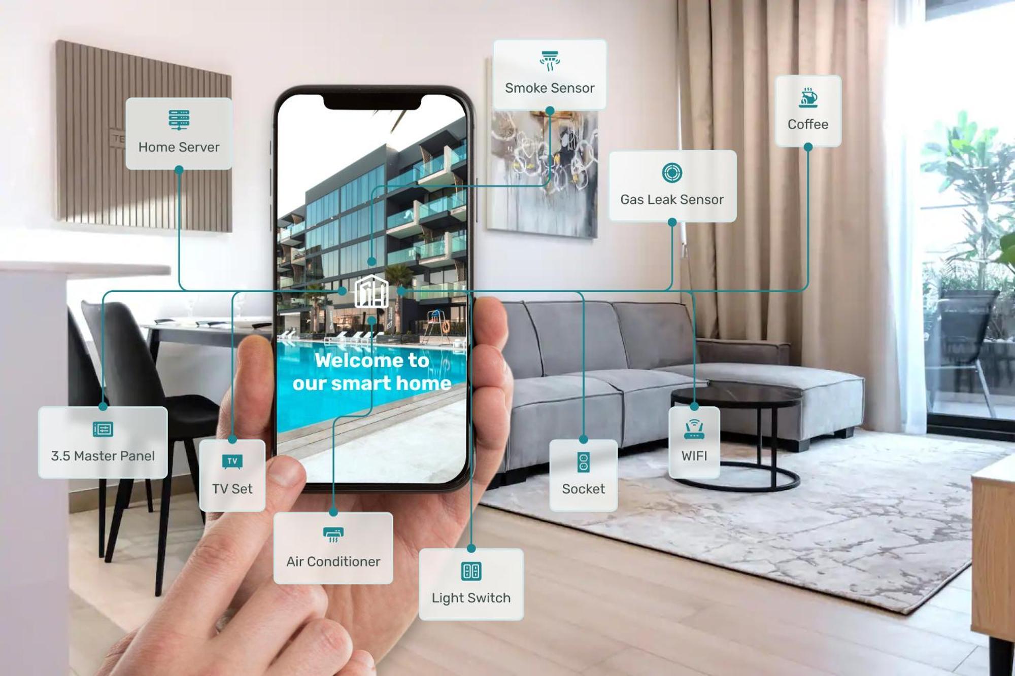 Smart Home, King Bed, Fully Equipped Kitchen, Free Parking, Highly Rated, 2 Minutes Walk From Starbucks, Big Balcony High Ceiling, Ground Floor, Pool, Gym, Around The Clock Guest Support Dubai