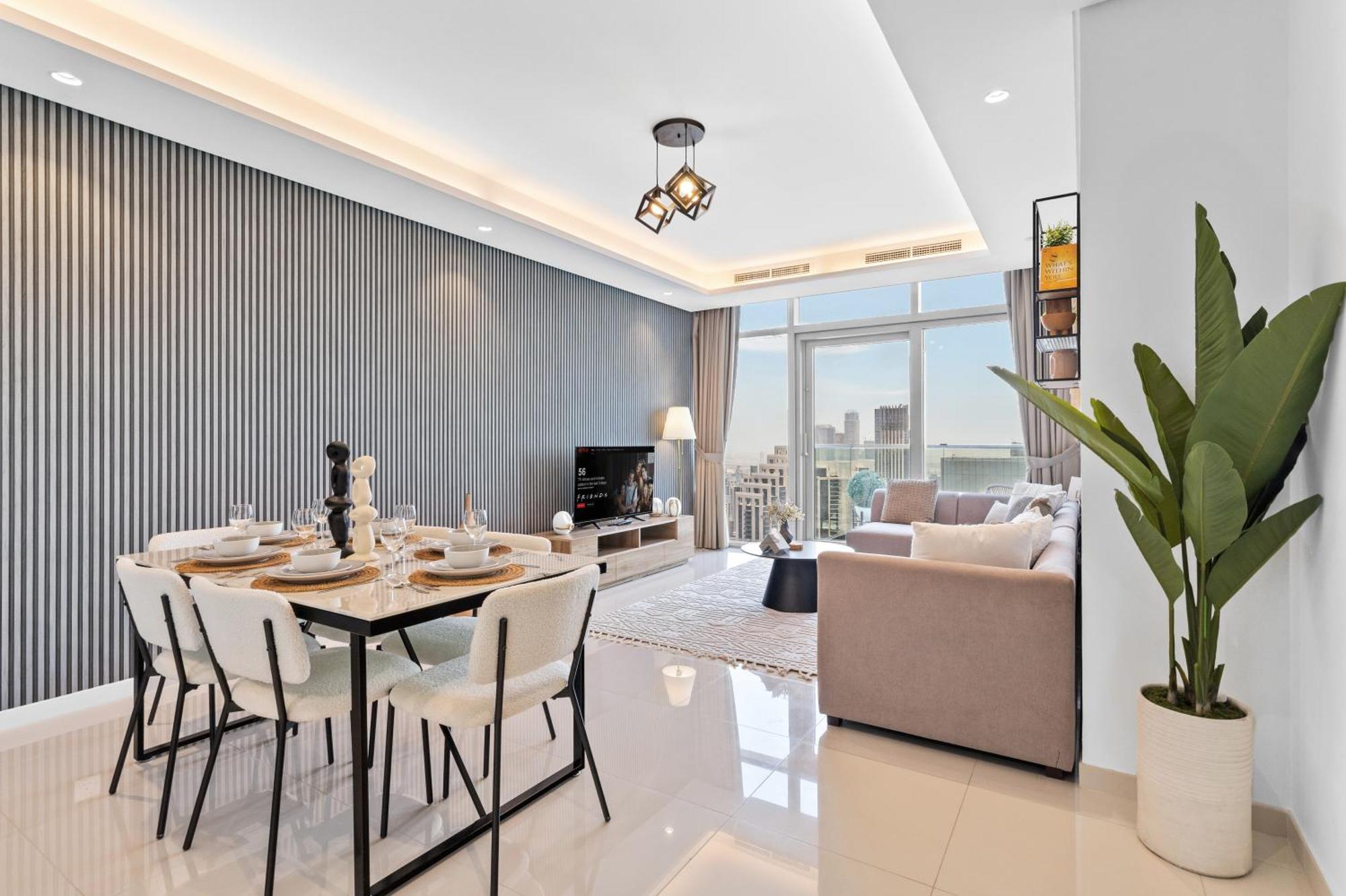 Luxury With Burj Khalifa Views & Infinity Pool Apartament Dubai