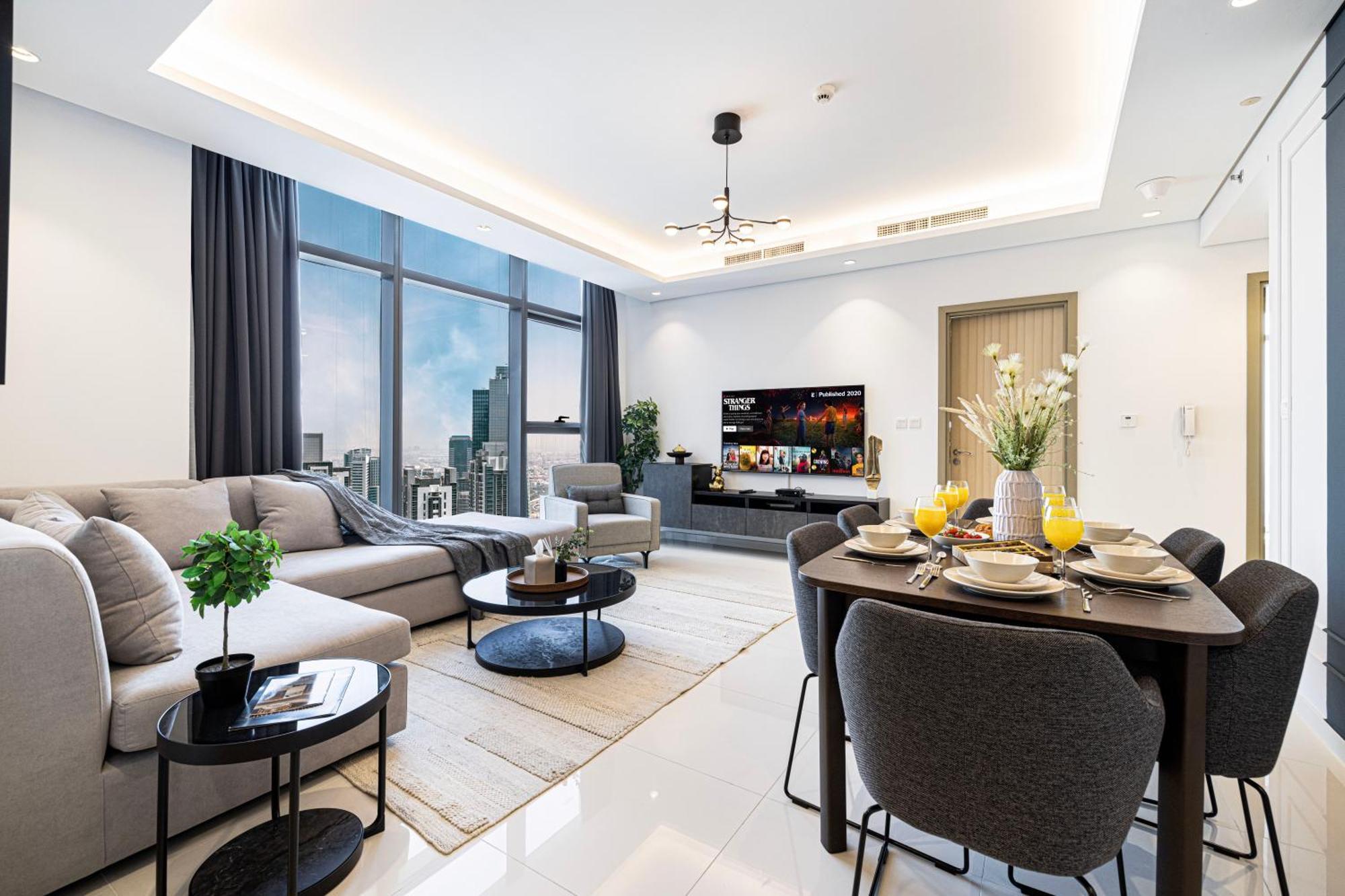 Appartement Smartstay At Paramount Tower - Sea And Downtown Views - Infinity Pool - Modern Luxury Residences Dubai